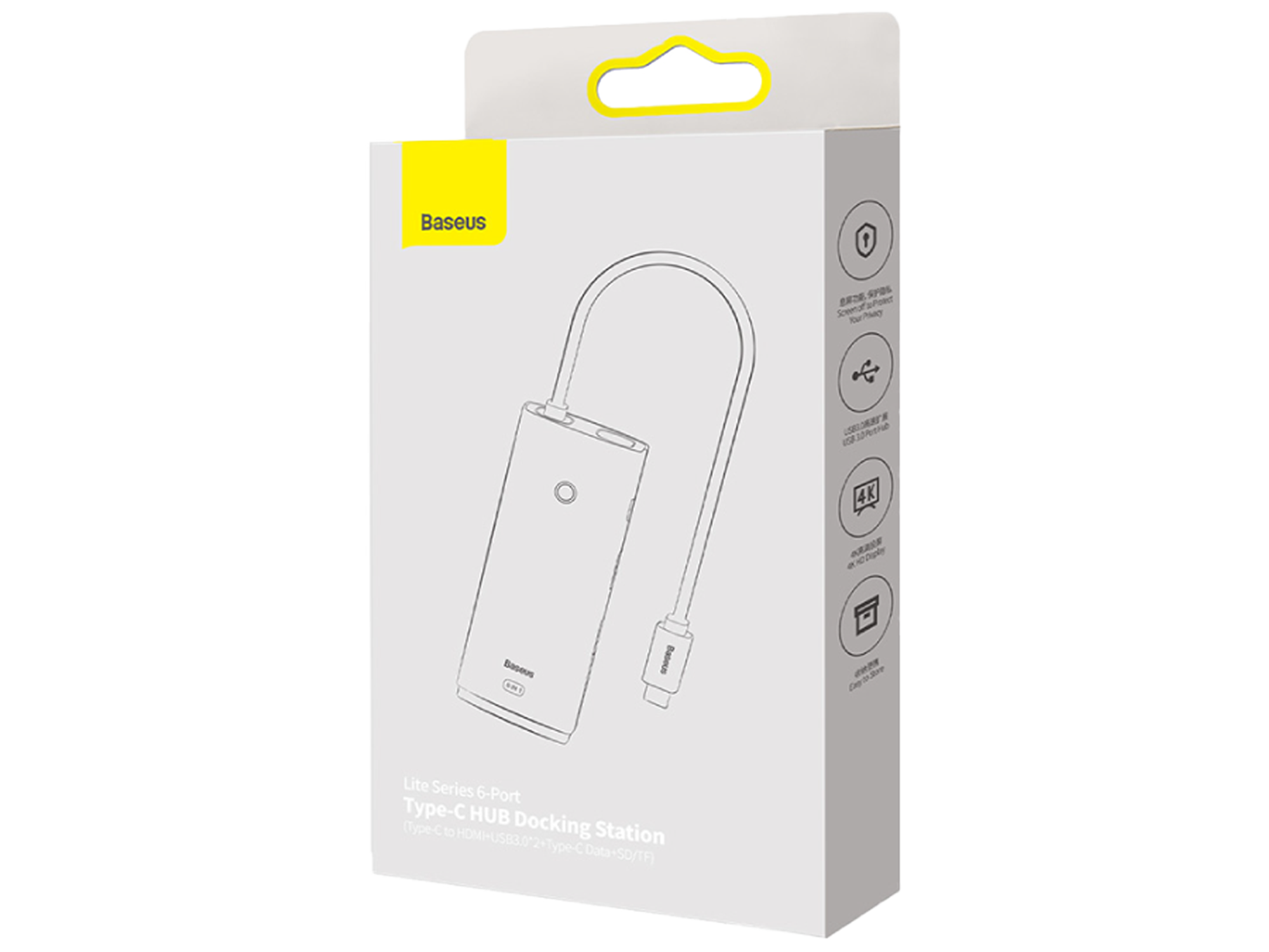 Baseus Lite Series 6-Port Type-C HUB Docking Station - Best Prices