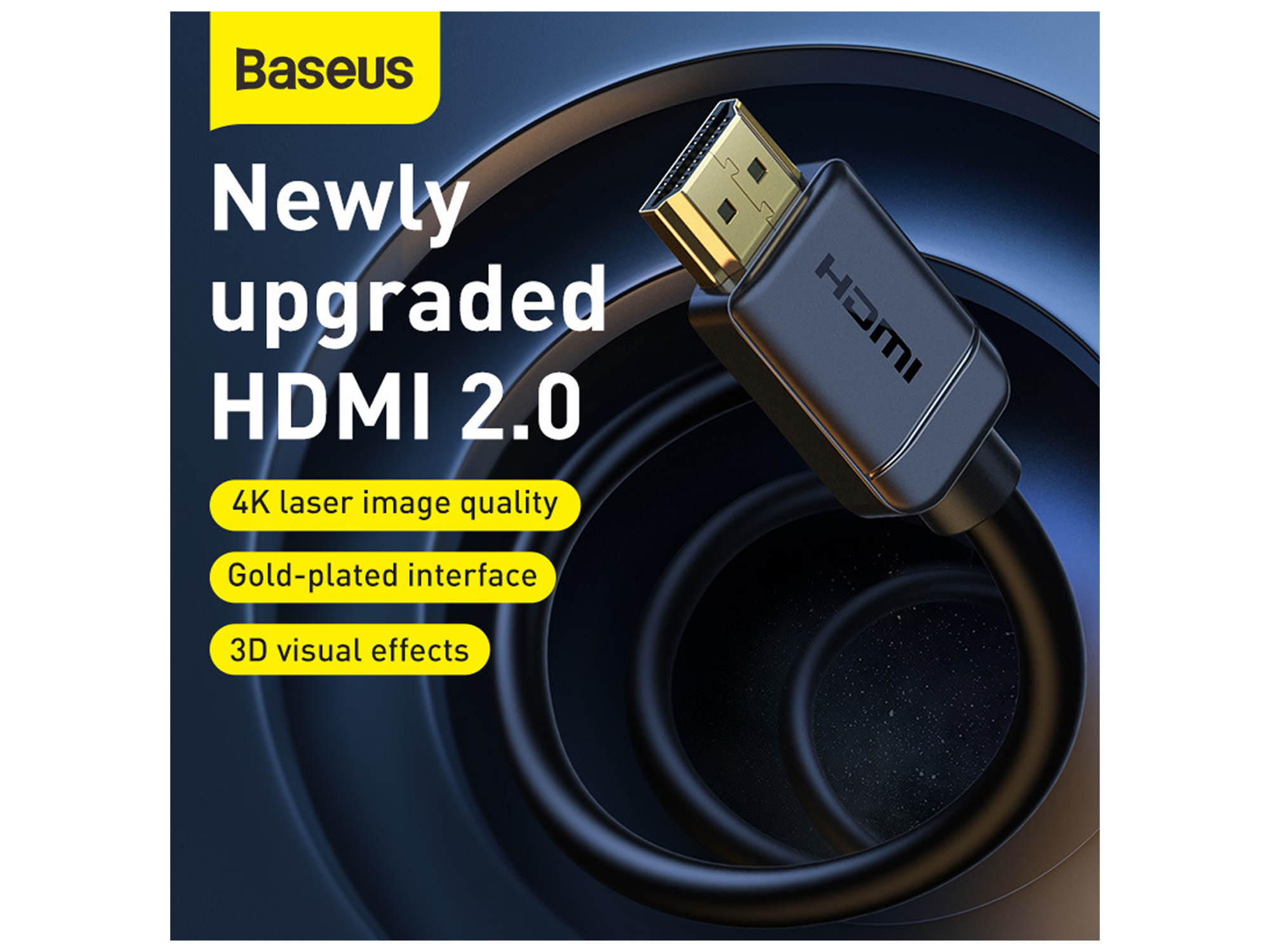 Baseus High Definition Series HDMI To HDMI Adapter Cable - Best Prices