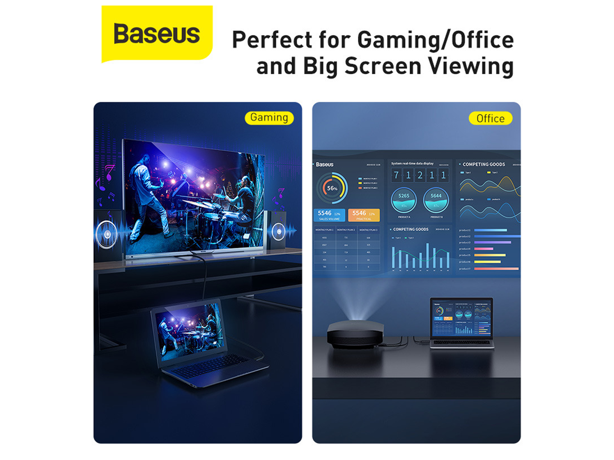 Baseus High Definition Series HDMI To HDMI Adapter Cable - Best Prices
