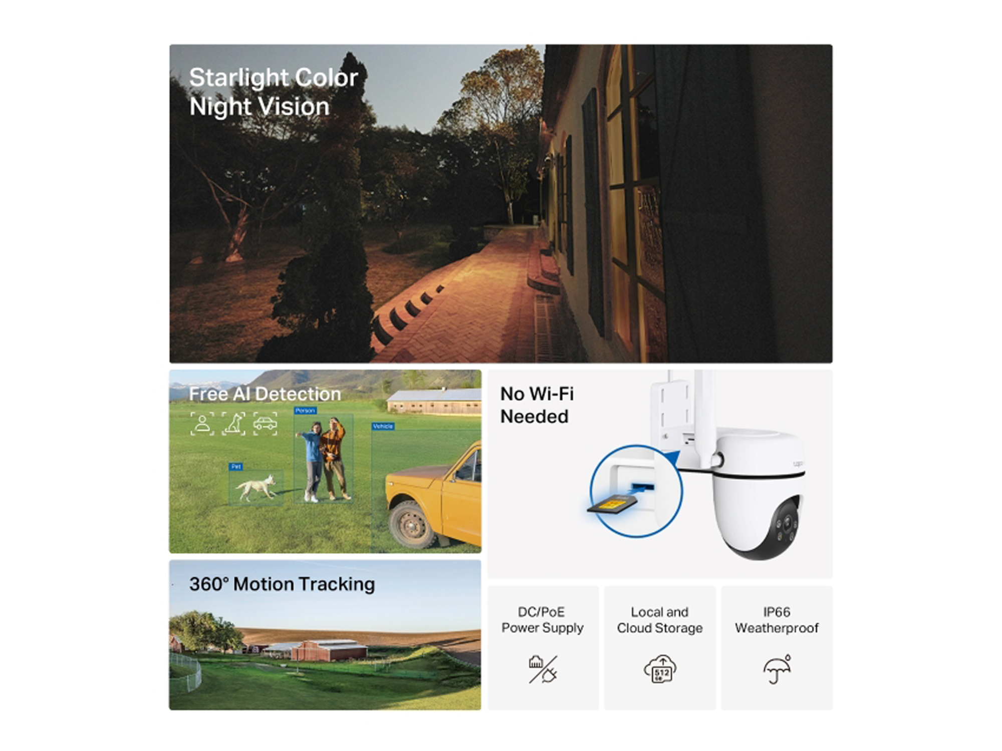 Tapo C501GW Outdoor Pan/Tilt 4G LTE Camera - Best Prices