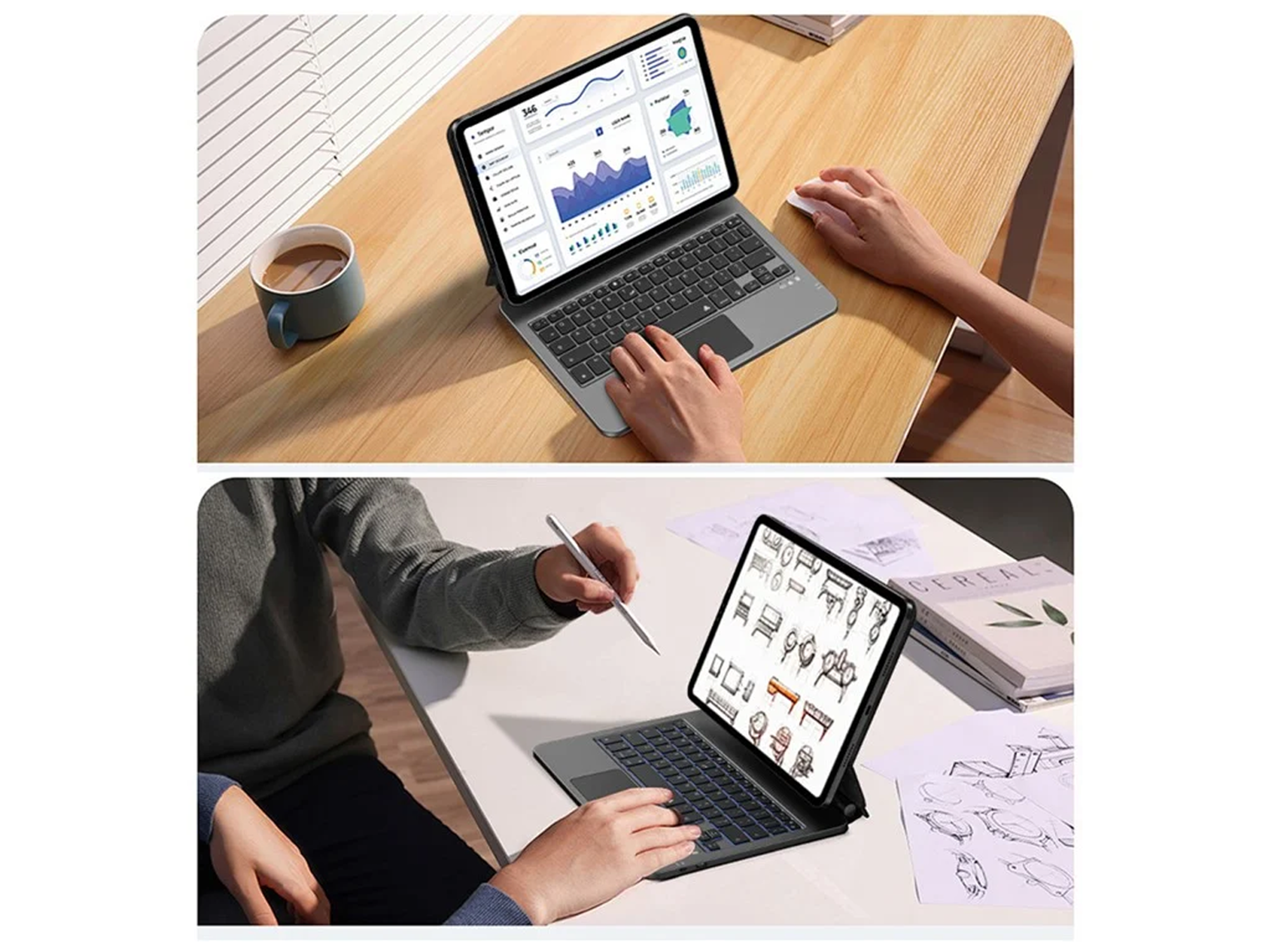 ويوو MK-003 ماجيك كيبورد للايباد 10.9" - أفضل سعر