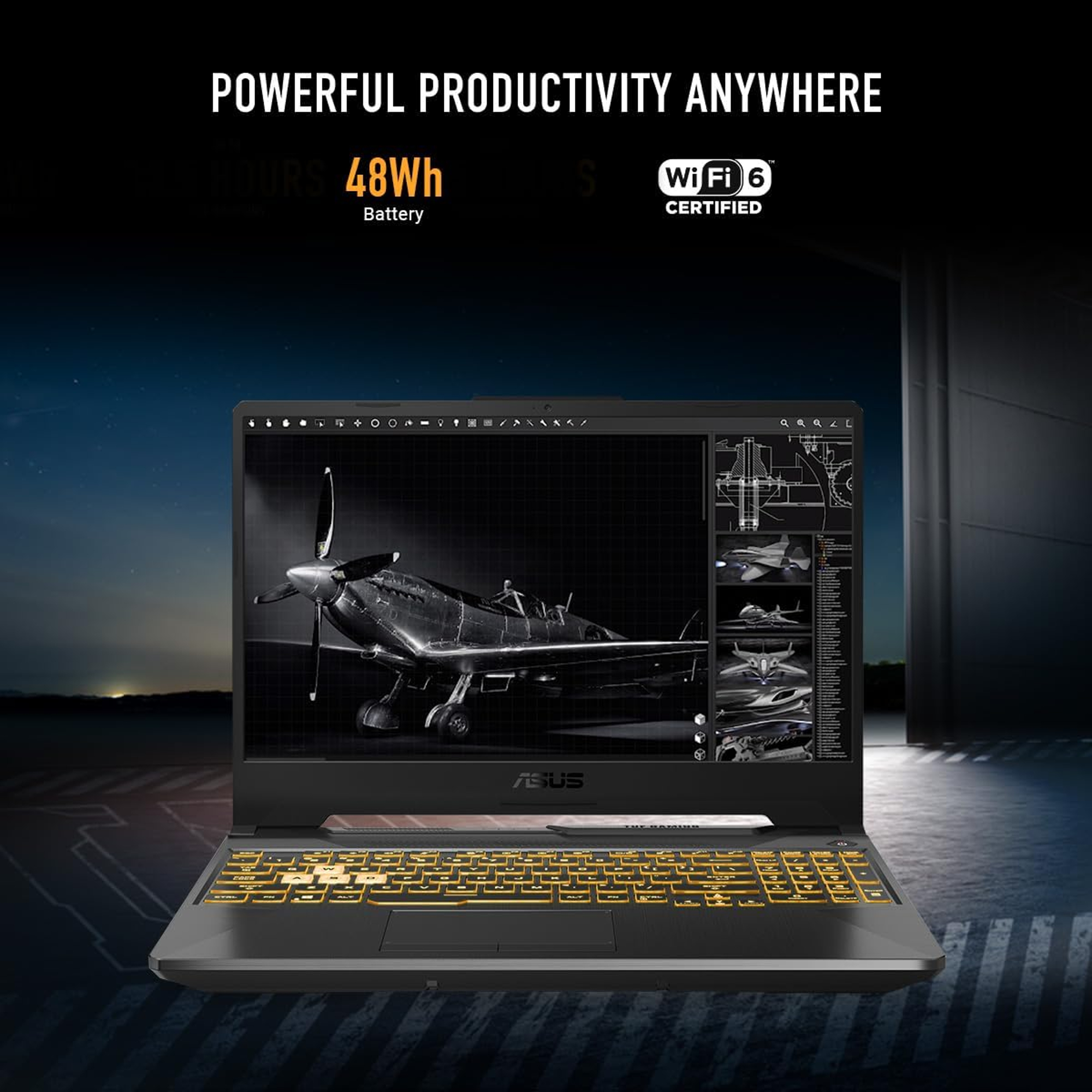 اسوس UF Gaming A15 | AMD Ryzen™ 7 7435HS 15.6" - أفضل سعر