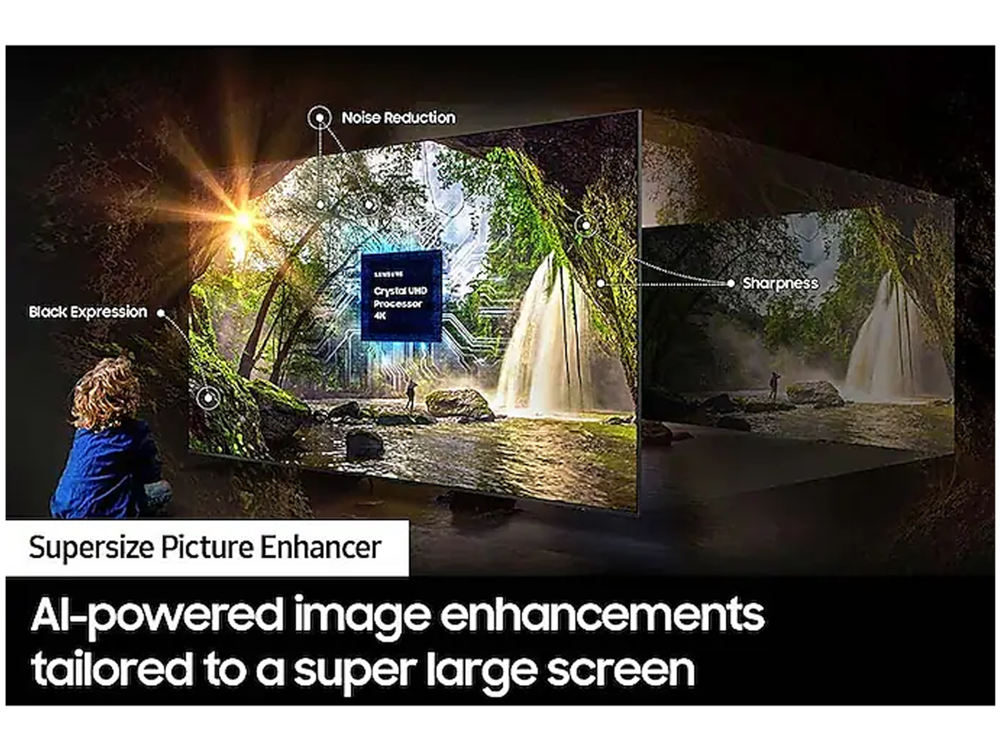 سامسونج تلفزيون ذكي Crystal UHD 4K طراز DU9000 بنظام تشغيل Tizen OS حجم 98 بوصة - أفضل سعر سامسونج تلفزيون ذكي Crystal UHD 4K طراز DU9000 بنظام تشغيل Tizen OS حجم 98 بوصة - أفضل سعر