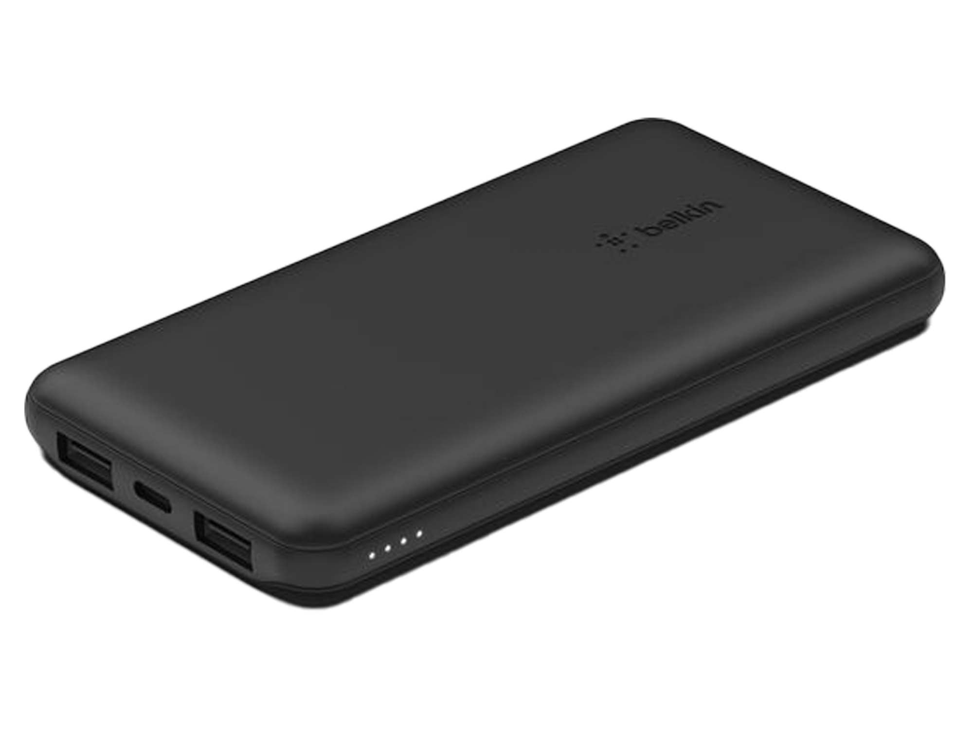 بيلكن  BPB011btBK BoostCharge باور بانك مع ثلاثة منافذ مع كيبل يو اس بي الي تايب سي 15واط - أفضل سعر
