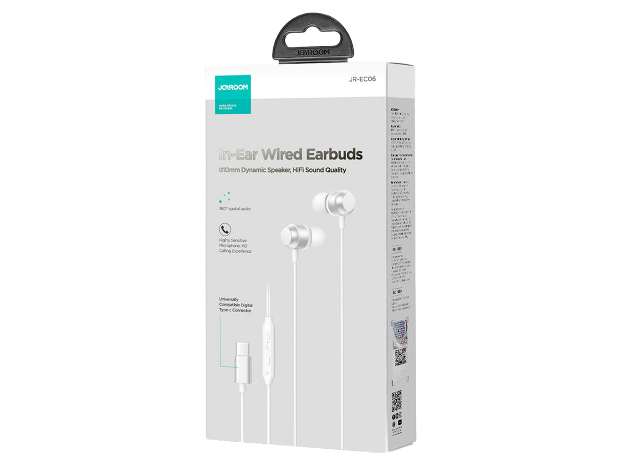 JoyRoom JR-EC06 TYPE-C Series In-Ear Metal Wired Earbuds - Best Prices