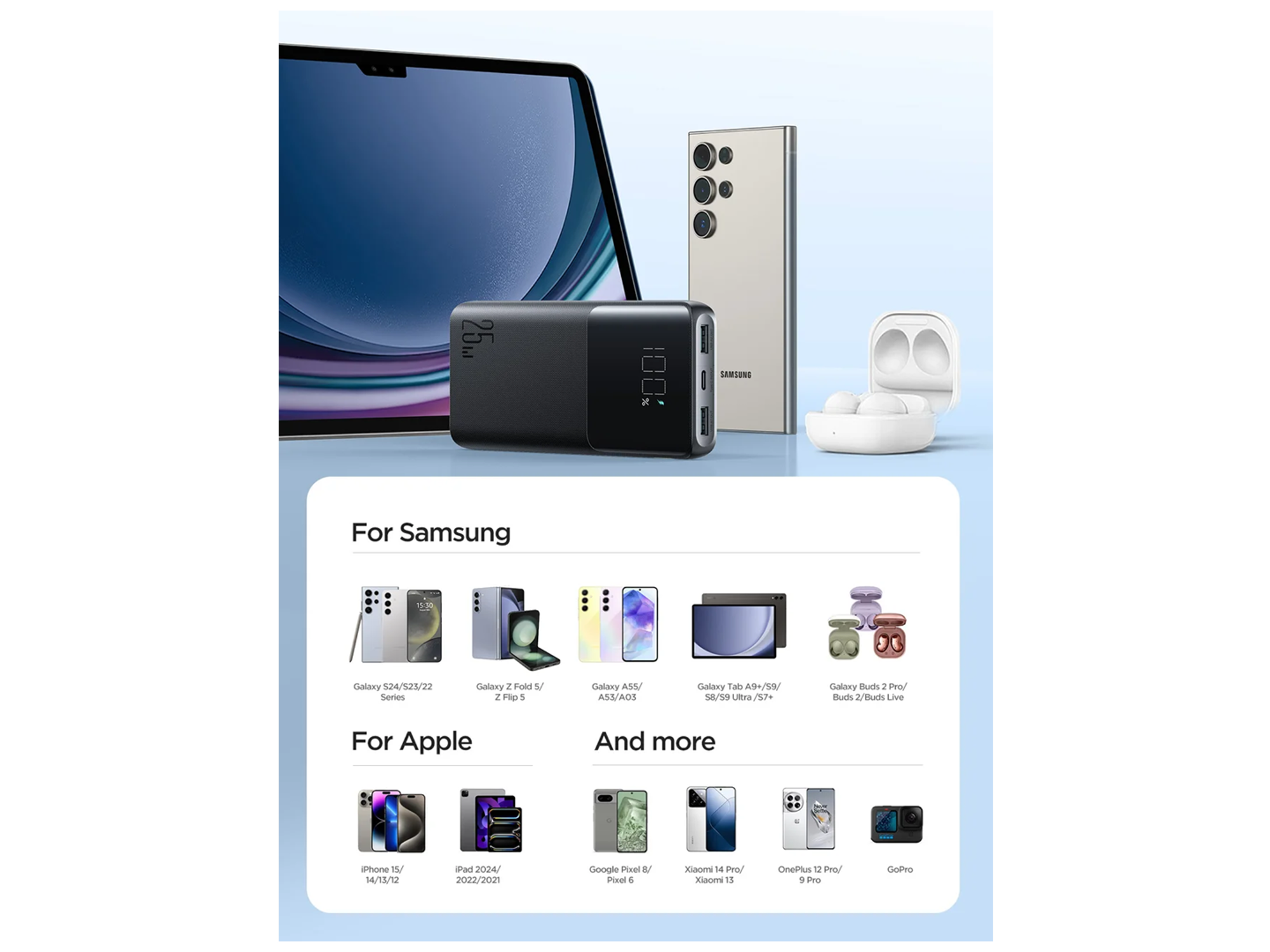 JoyRoom JR-PBF20 25W digital fast charge mobile powerbank 10000mAh - Best Prices