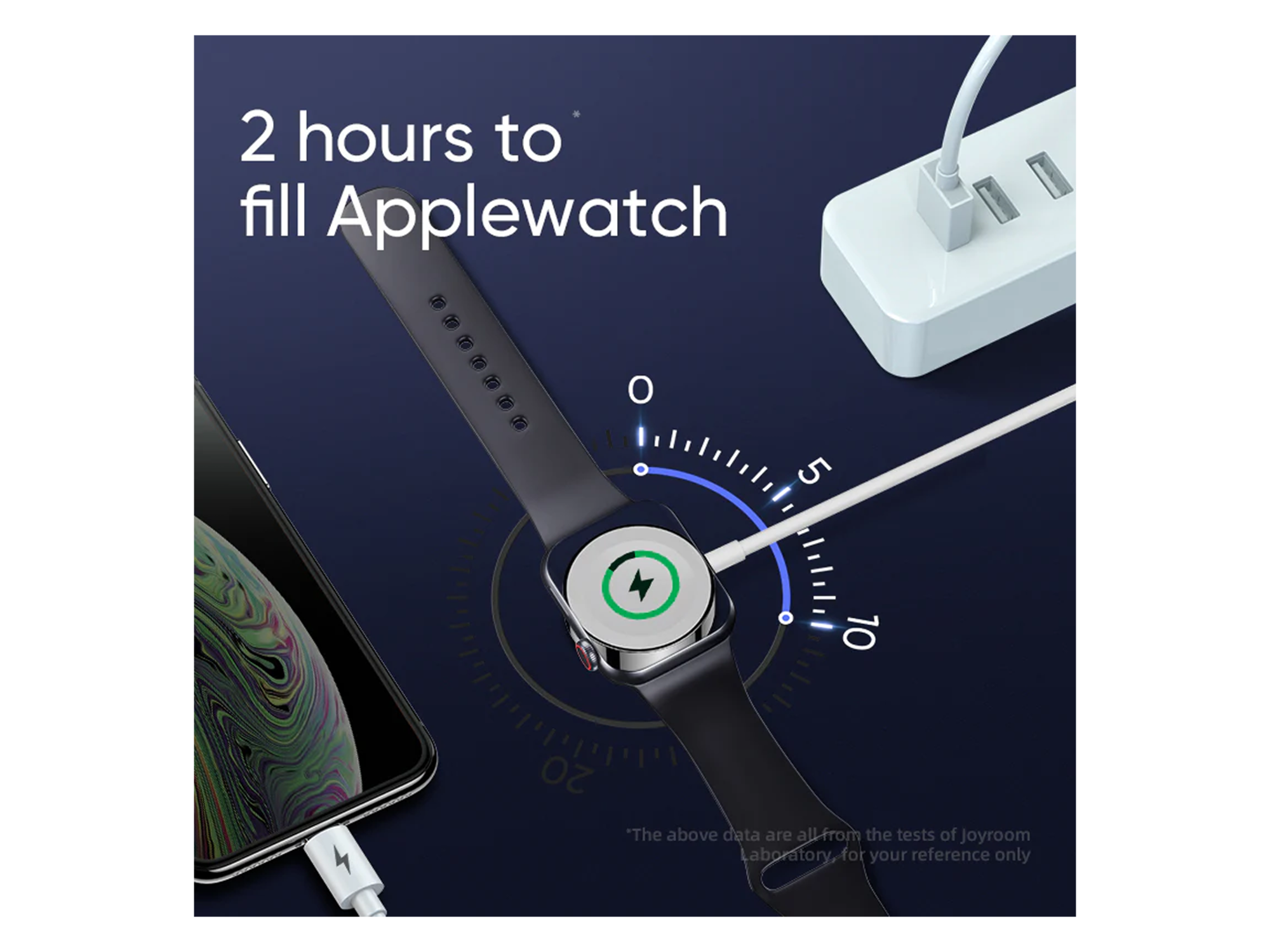 JoyRoom S-IW002S  2 in 1 iWatch Magnetic Wireless Charger + Lightning Cable - Best Prices