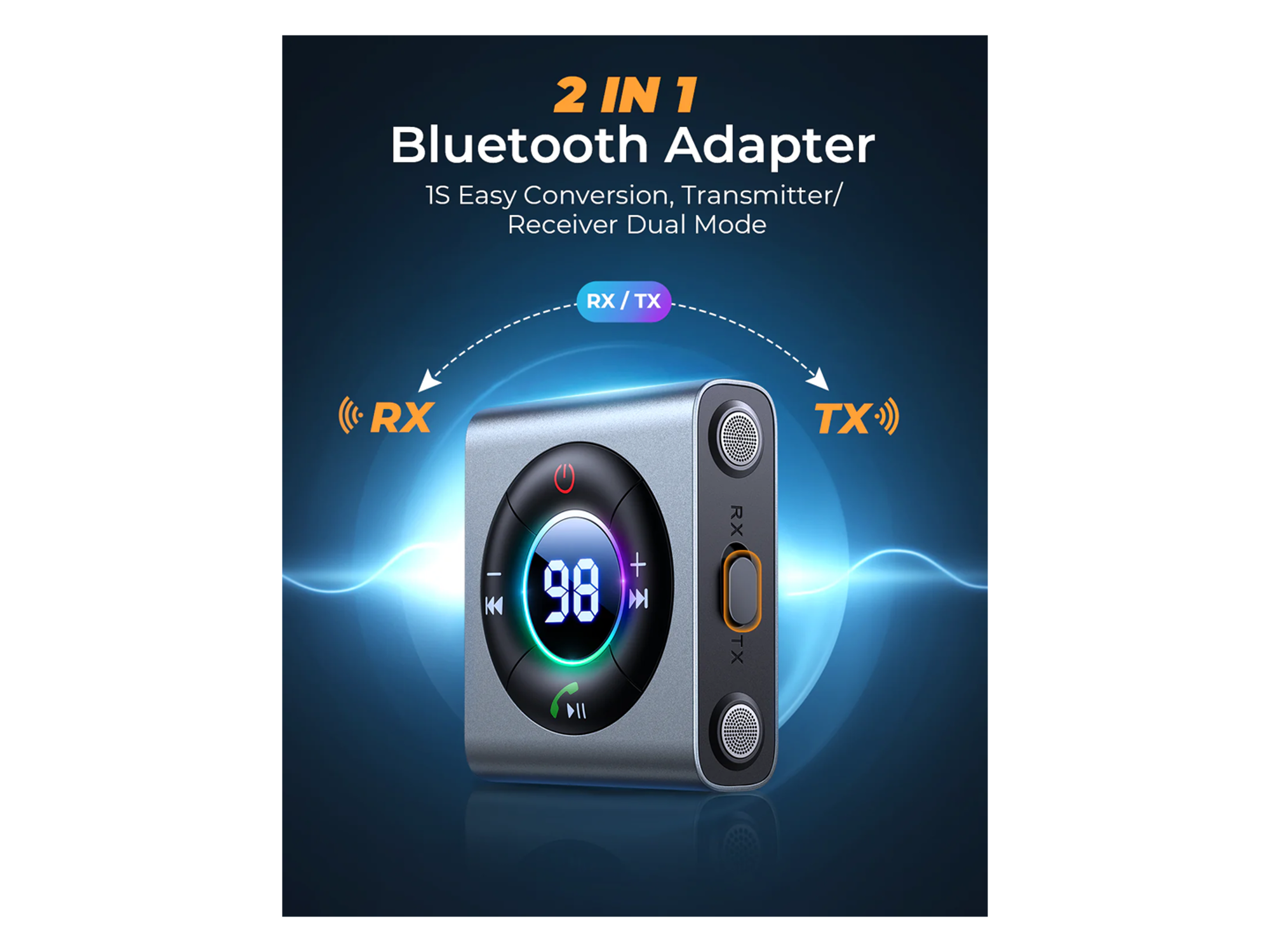 JoyRoom JR-CB2 Wireless Transmitter / Receiver 2 in 1 - Best Prices