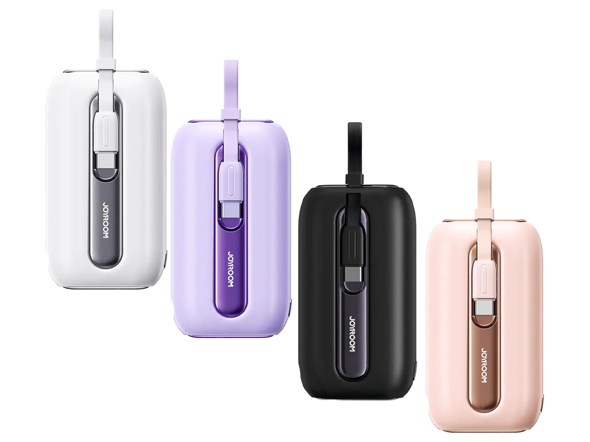 JoyRoom JR-L012 Plus Colorful Series 22.5W mini Power Bank with Dual Cables 20000mAh - Best Prices