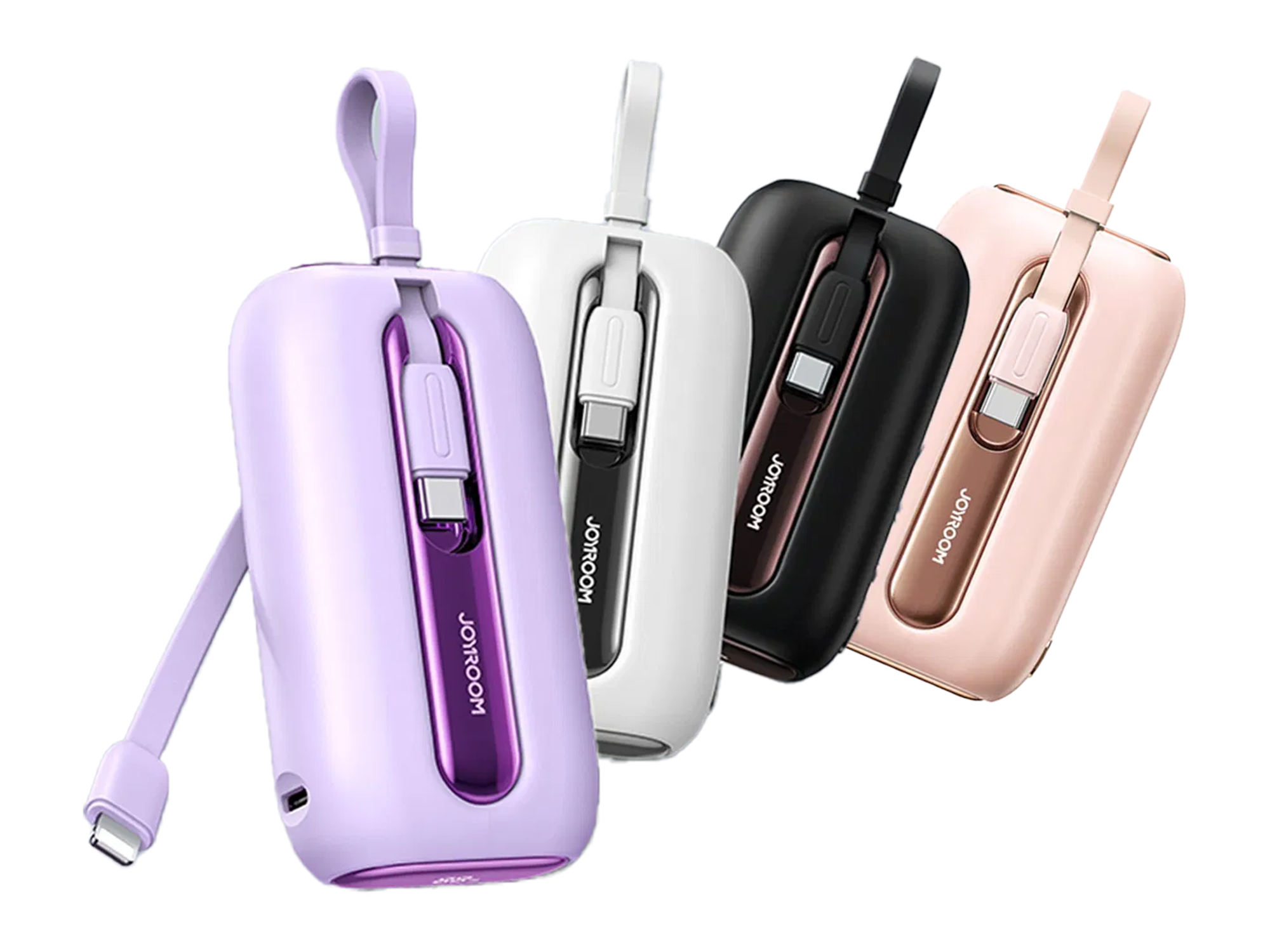 JoyRoom JR-L012 Plus Colorful Series 22.5W mini Power Bank with Dual Cables 20000mAh - Best Prices