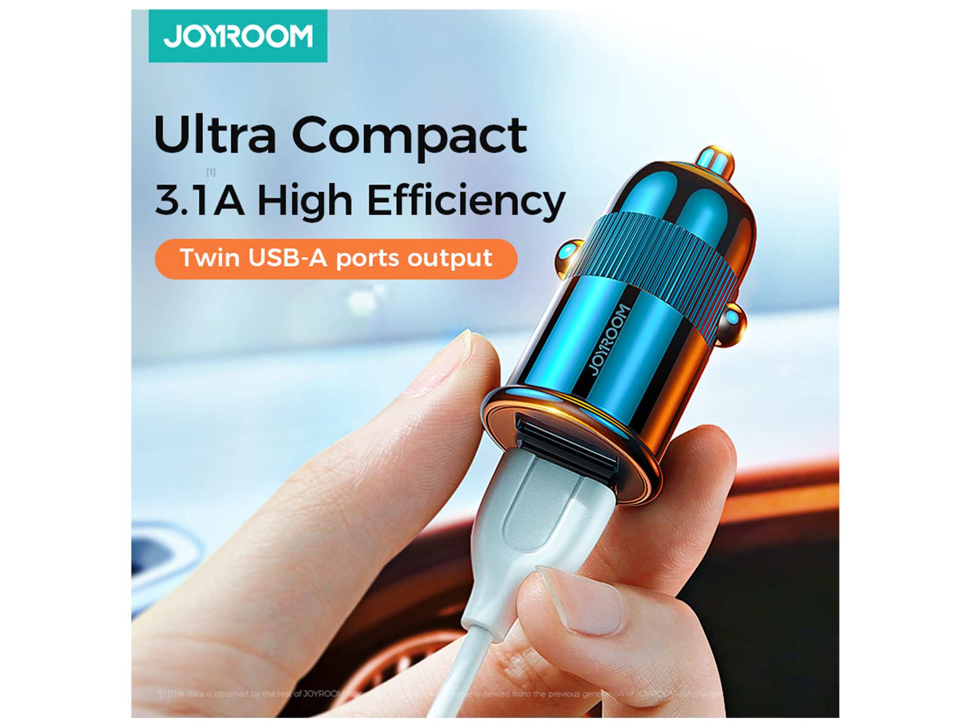 JoyRoom C-A06 3.1A dual USB Car Charger - Best Prices