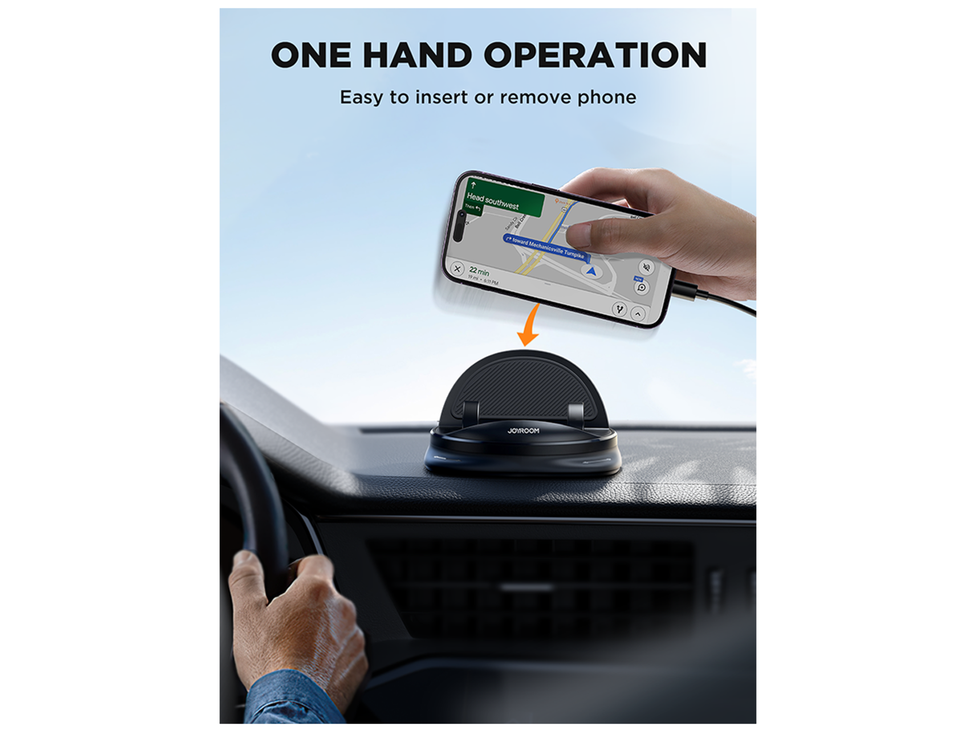 جوي رووم JR-ZS354 حامل الهاتف على لوحة القيادة في السيارة - أفضل سعر