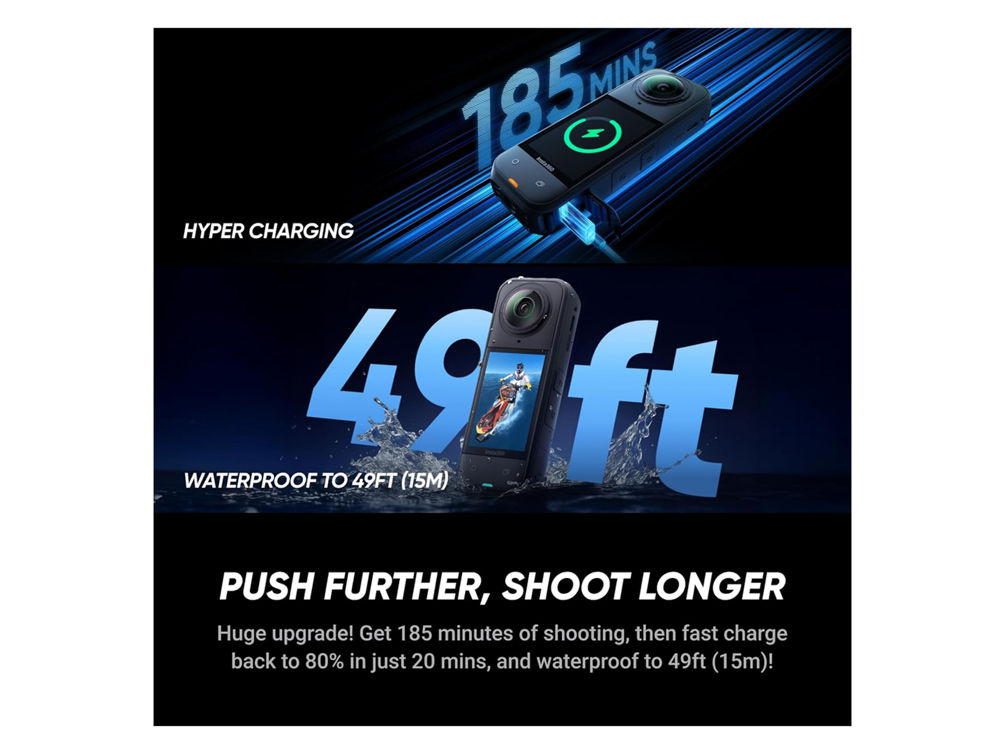انستا360 اكس5 - كاميرا اكشن بدقة 8K - أفضل سعر انستا360 اكس5 - كاميرا اكشن بدقة 8K - أفضل سعر