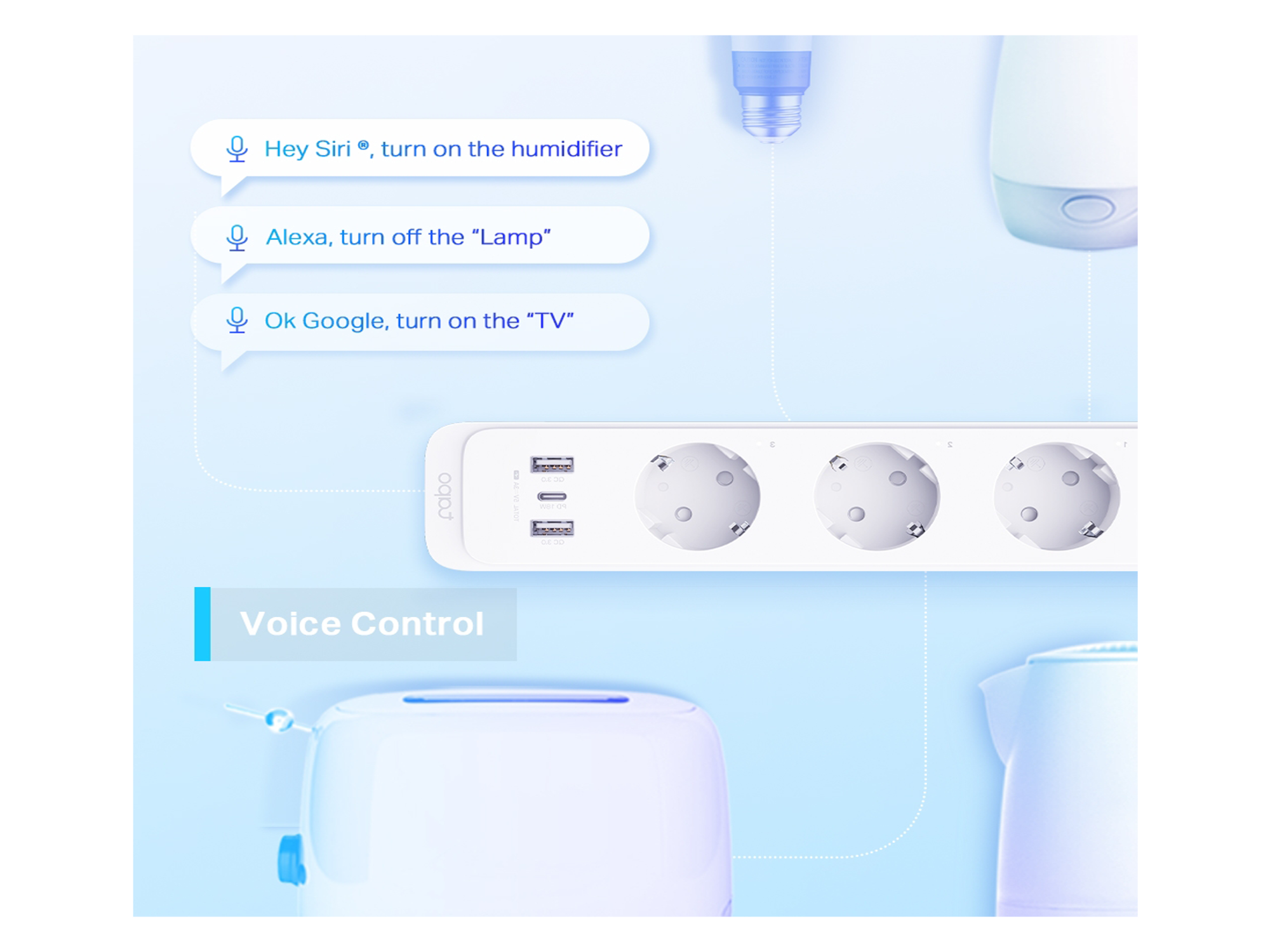 Tapo P300  Smart Wi-Fi Power Strip - Best Prices