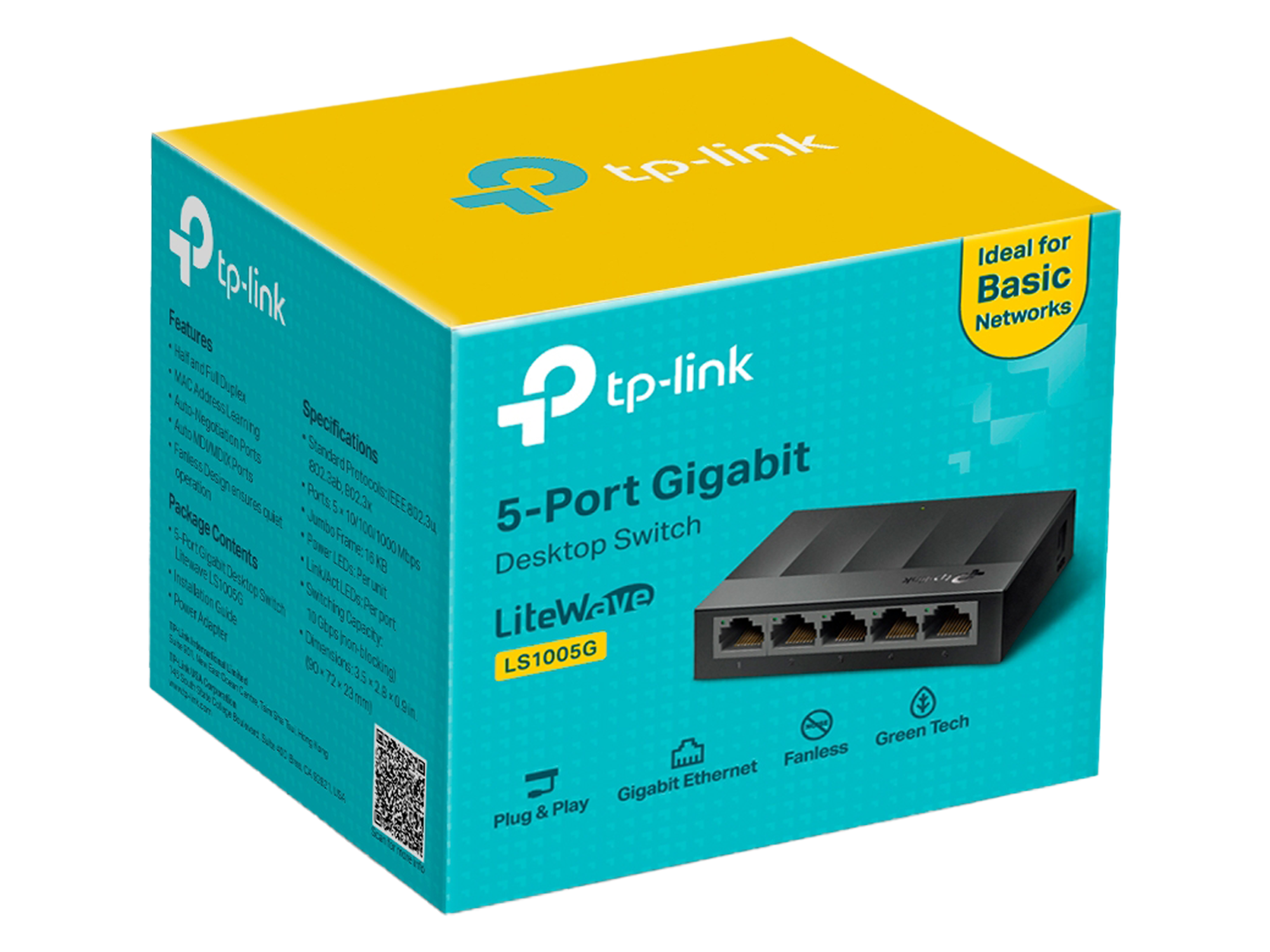 تي بي لينك اومادا LS1005G محول مكتبي ذات 5 مداخل - أفضل سعر