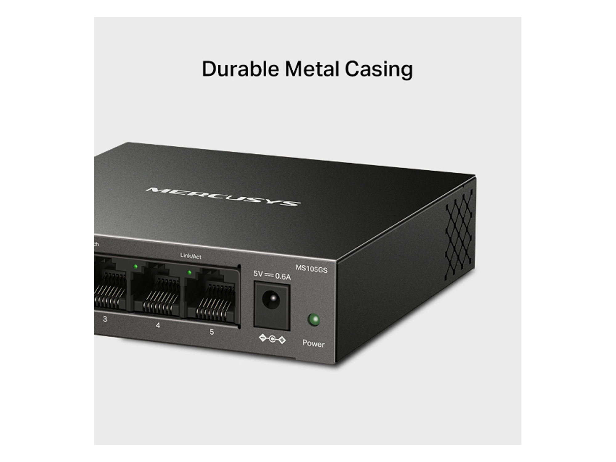 مركوسيس MS105GS محول مكتبي ذات 5 مداخل - أفضل سعر