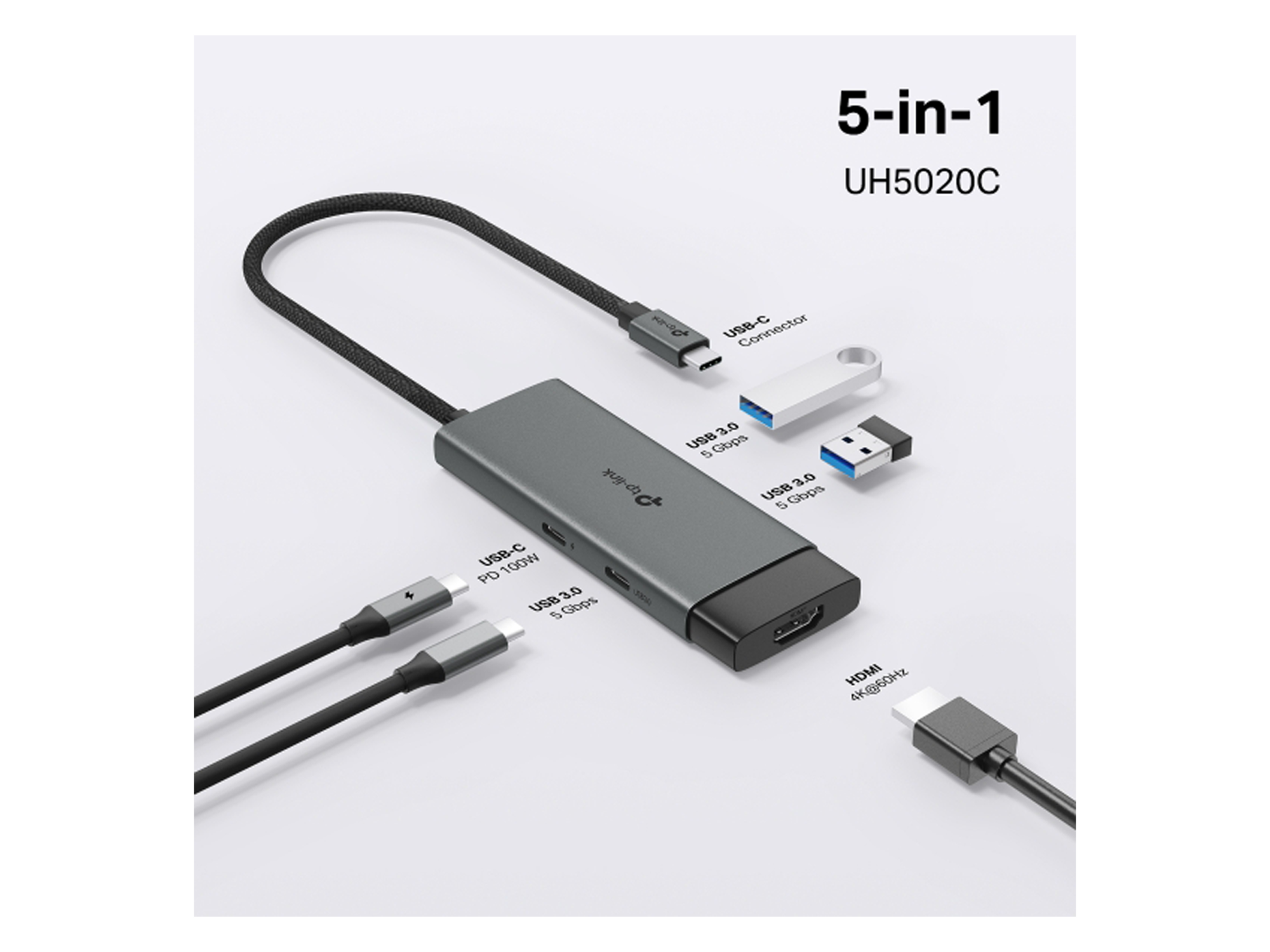 تي بي لينك UH5020C محول ذات 5 مداخل - أفضل سعر