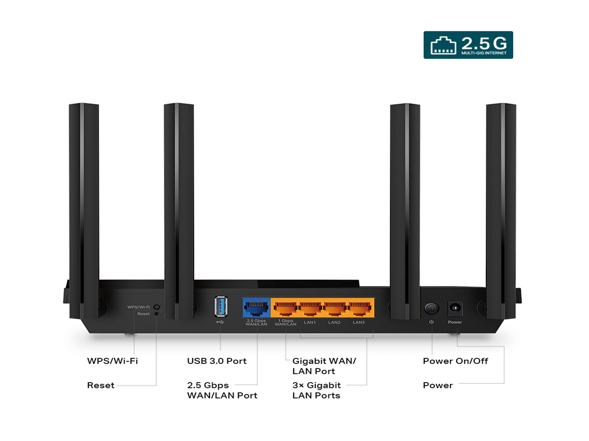 Tp-Link Archer AX55 Pro  AX3000 Multi-Gigabit Wi-Fi 6  Router with 2.5G Port - Best Prices