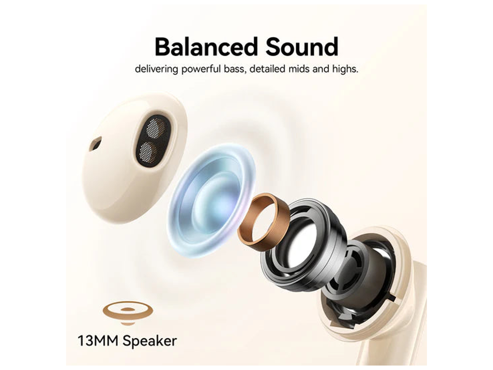 JoyRoom JR-PB3 JPods True Wireless Half In-Ear Headphones - Best Prices