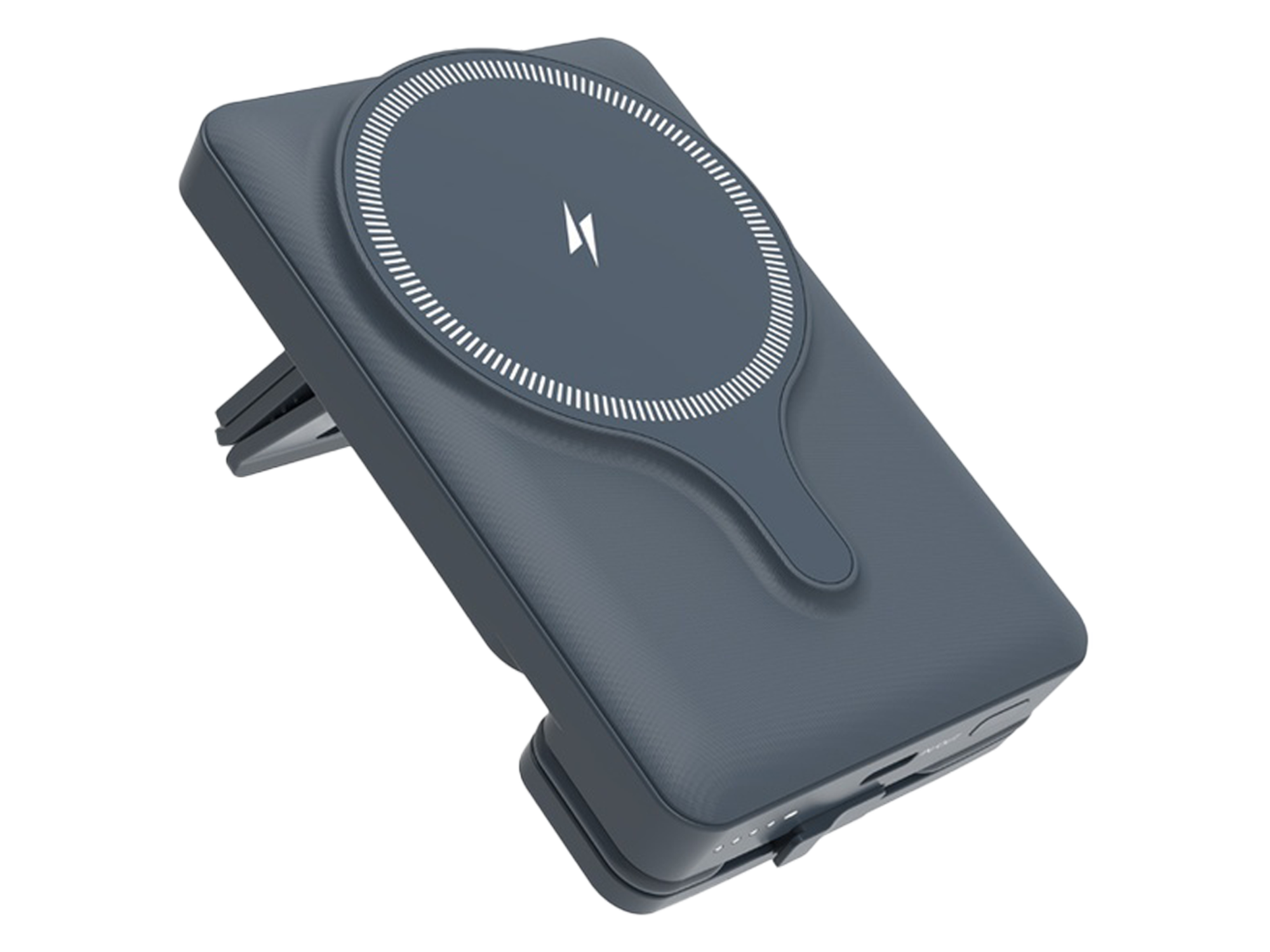 Powerology 5000mAh Power Bank With Magnetic Wireless Charger Car Mount - Best Prices