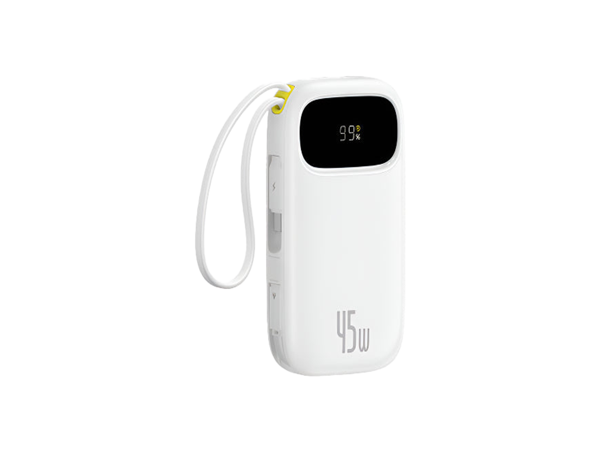 بيسوس باور بانك بشاشه رقميه  Energy Fill FC31 كابل USB-C مدمج 45 واط - أفضل سعر