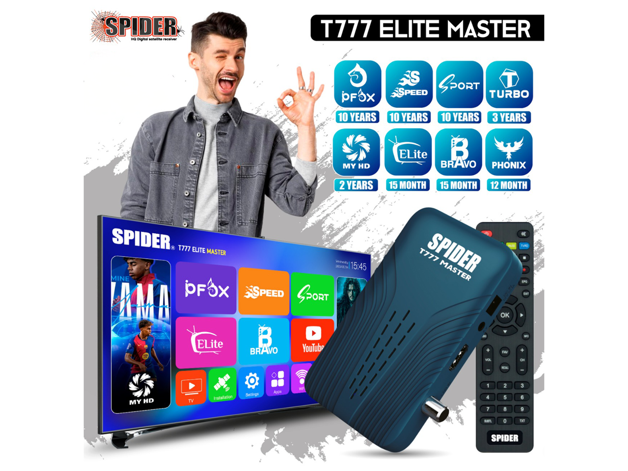 Spider T777 Elite Master Receiver - Best Prices