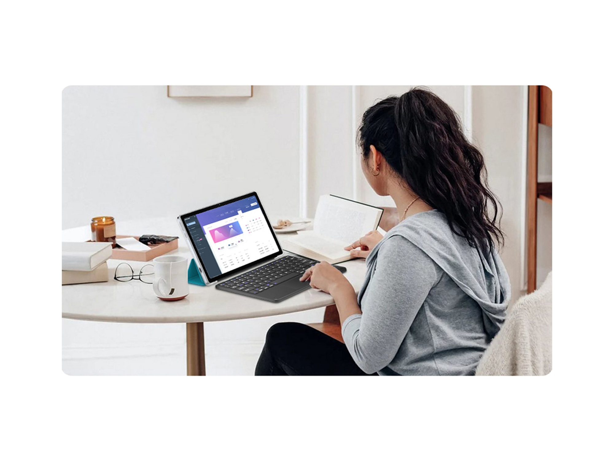 بلاك فيو لوحة مفاتيح لاسلكيه فائقة النحافه BV - أفضل سعر