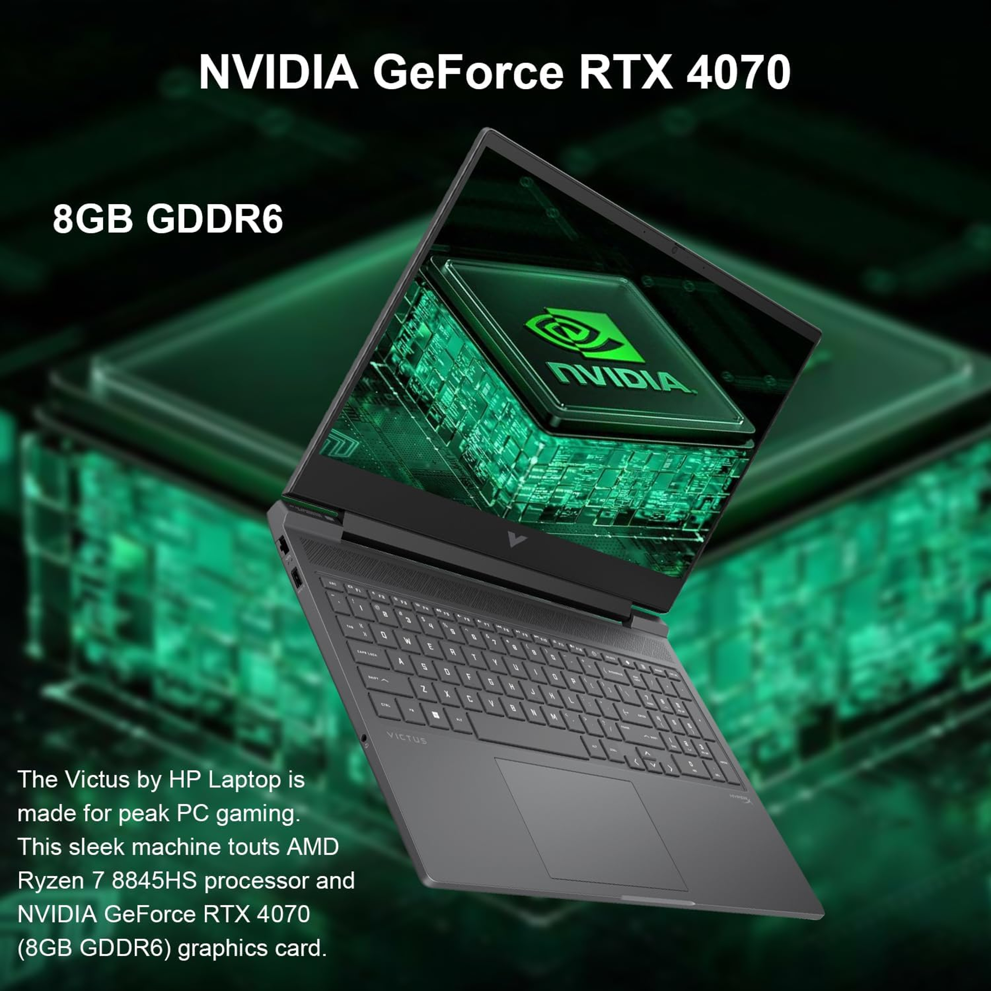 HP Victus 16.1 Ryzen 7 RTX 4070 Premium Gaming Laptop, 16.1" FHD 144Hz - أفضل سعر HP Victus 16.1 Ryzen 7 RTX 4070 Premium Gaming Laptop, 16.1" FHD 144Hz - أفضل سعر