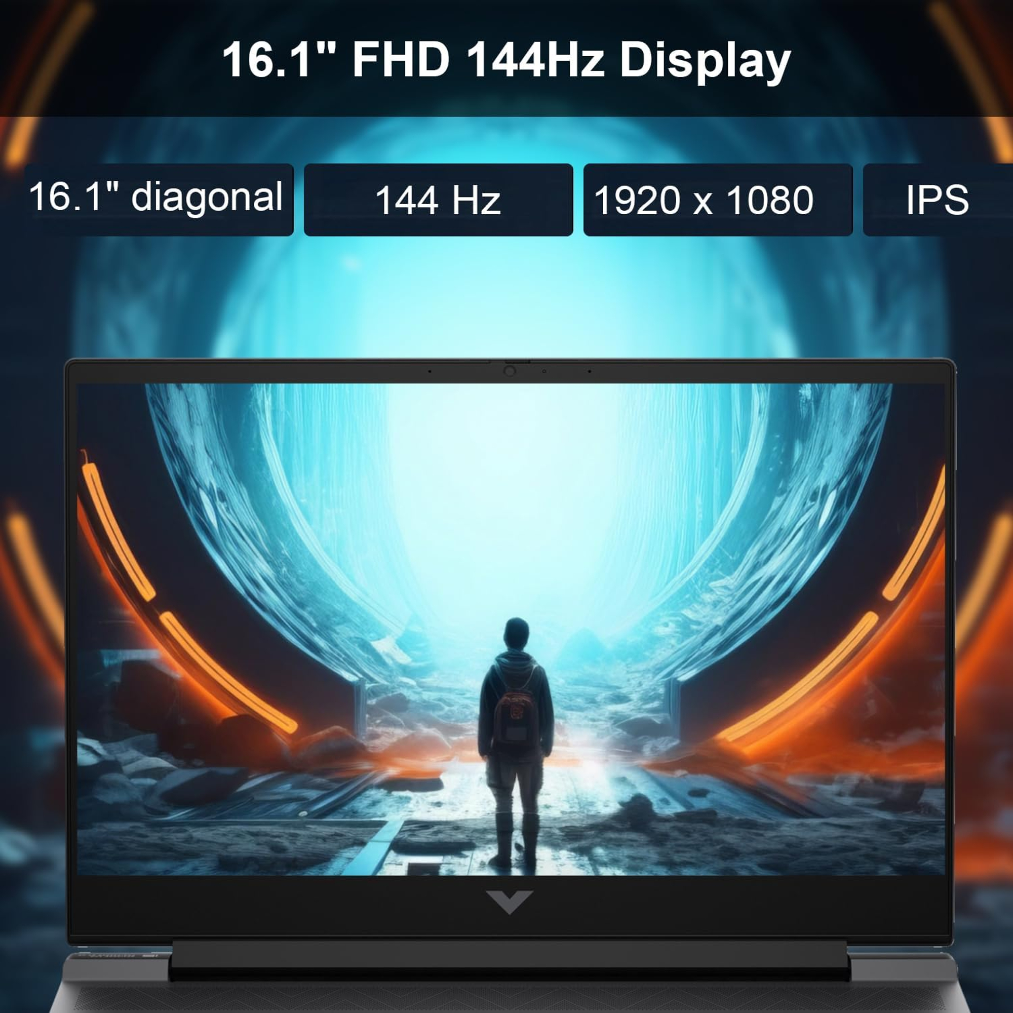 HP Victus 16.1 Ryzen 7 RTX 4070 Premium Gaming Laptop, 16.1" FHD 144Hz - أفضل سعر HP Victus 16.1 Ryzen 7 RTX 4070 Premium Gaming Laptop, 16.1" FHD 144Hz - أفضل سعر