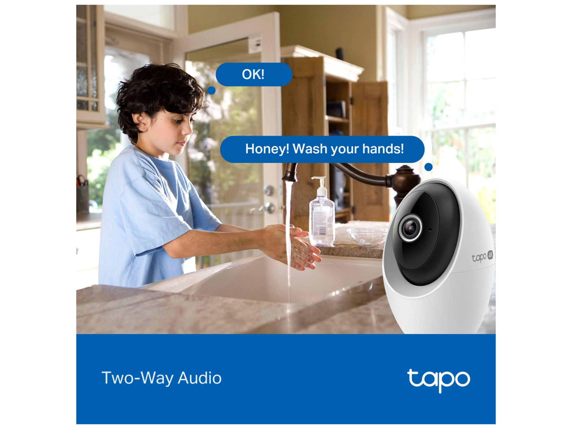 Tapo C260 Pan/Tilt AI Home Security Wi-Fi Camera - Best Prices