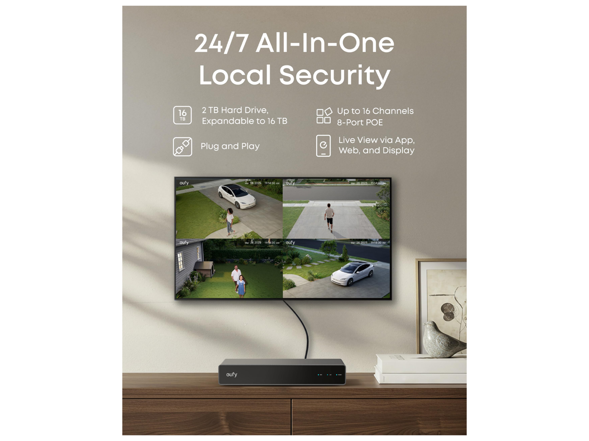 Eufy Network Video Recorder S4 for Home Security Cameras - Best Prices