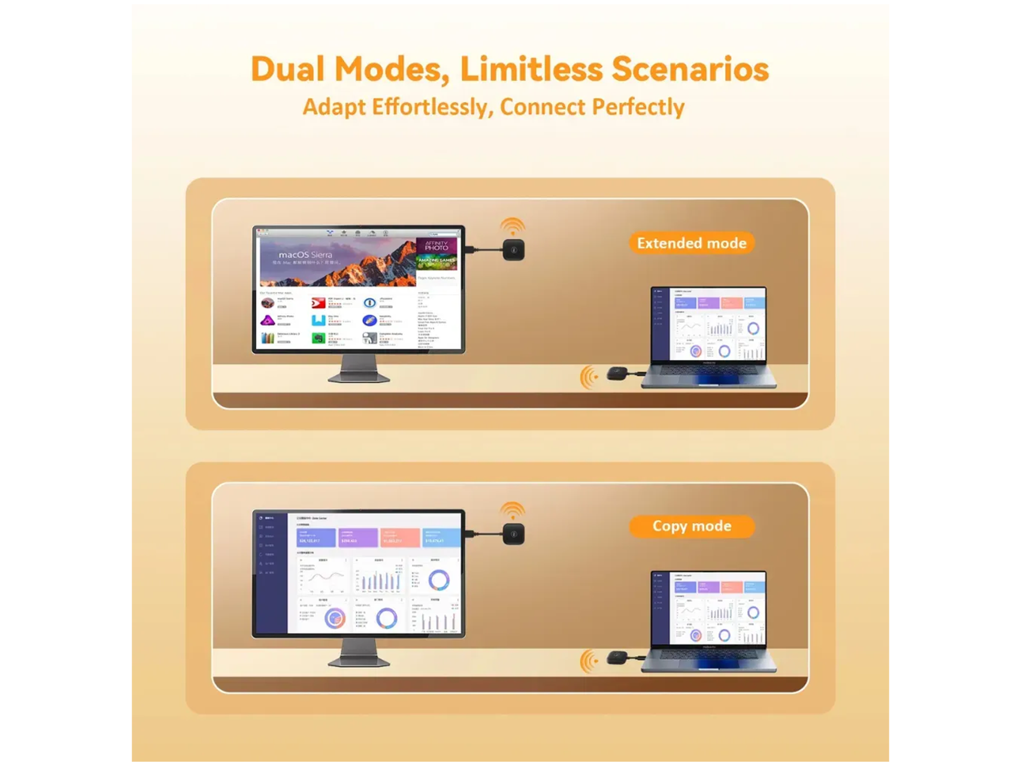 كووتي طقم جهاز إرسال واستقبال لاسلكي عالي الدقة من C إلى HDMI - أفضل سعر