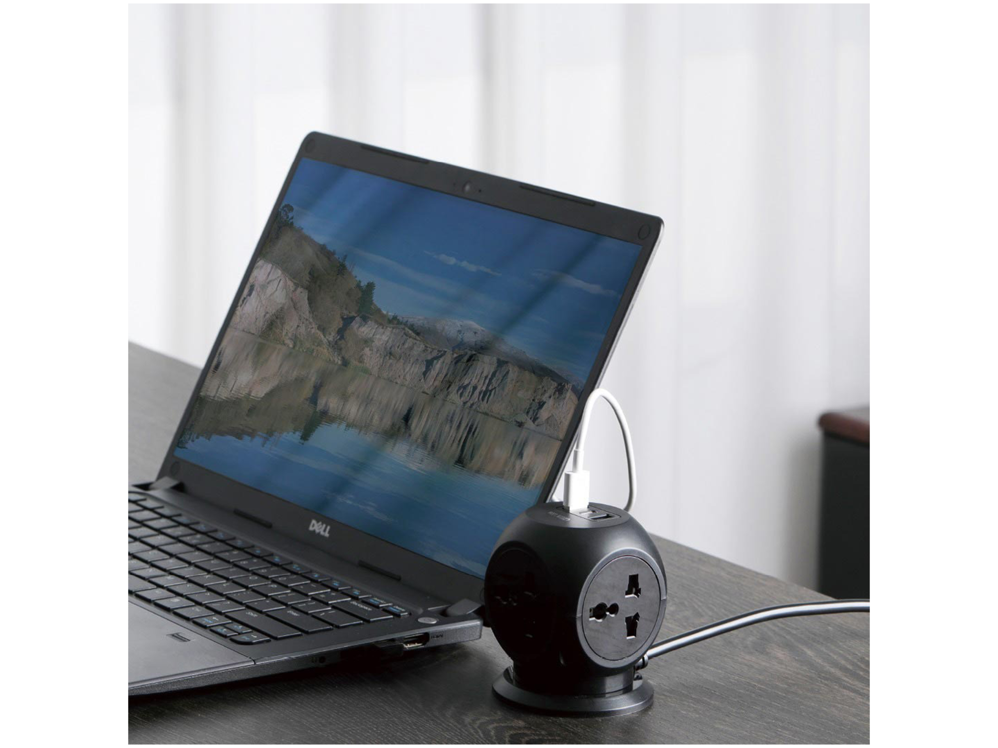 Green Lion MultiPort Desk Universal Socket - Black - Best Prices