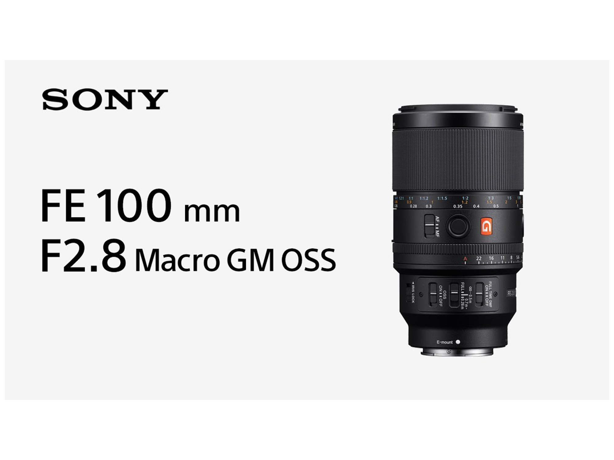 Sony FE 100mm F2.8 Macro GM OSS - Best Prices