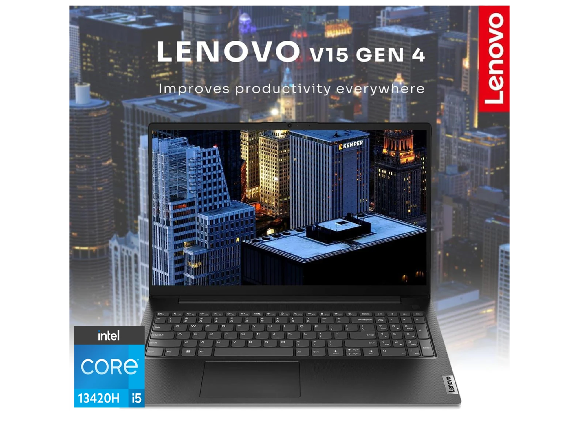 لينوفو V15 G5 i5 الجيل الثالث عشر، ذاكرة وصول عشوائي 16 جيجابايت، قرص صلب SSD بسعة 512 جيجابايت - أفضل سعر