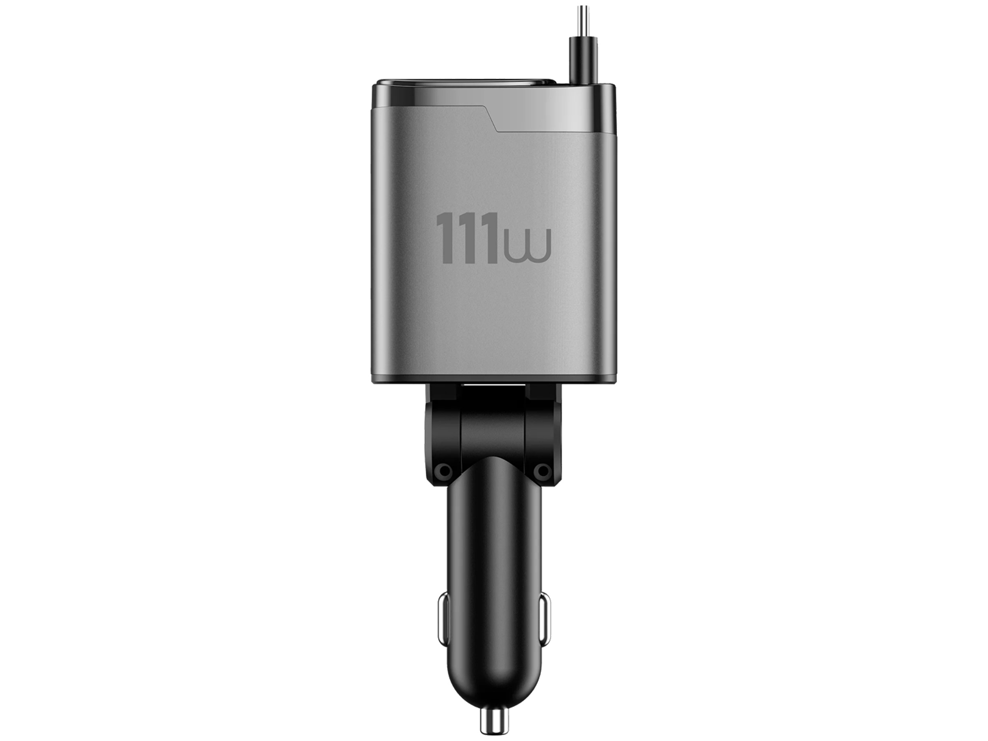 ويوو شاحن سيارة سريعHelix Pro بقوة 111 واط بتقنية GaN، بمنفذي USB-A وC، طراز Wi-CC034 - أفضل سعر