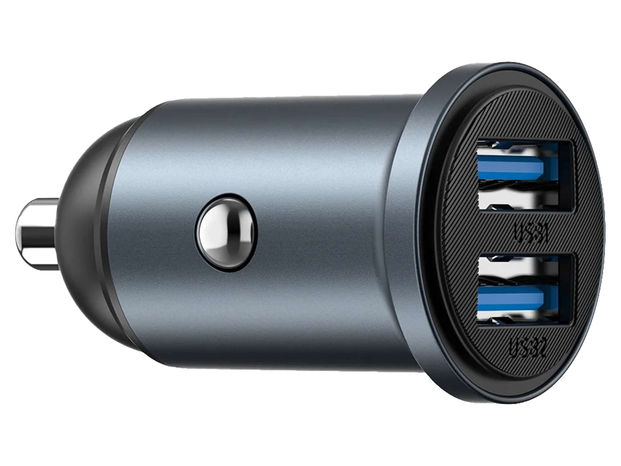 ويوو شاحن سيارة Wi-CC031 Nano Lite بقوة 12 واط بمنفذي USB، يدعم الشحن السريع QC3.0 - أفضل سعر