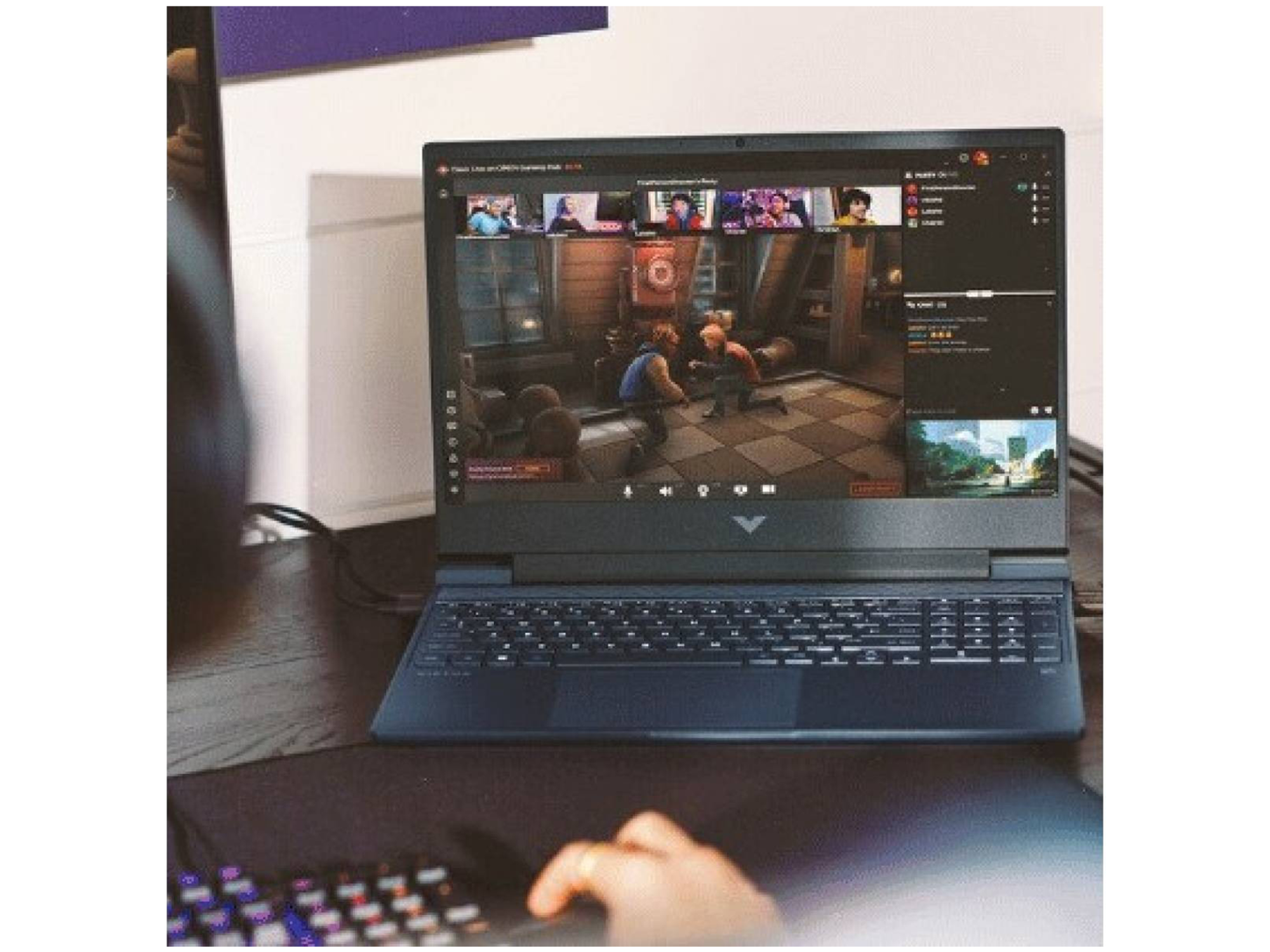 اتش بي لابتوب الألعاب Victus 15-fa2104TX، معالج Intel Core™ i7-13620H بسرعة تصل إلى 4.9 جيجاهرتز، بطاقة رسوميات NVIDIA GeForce RTX 4050 - أفضل سعر