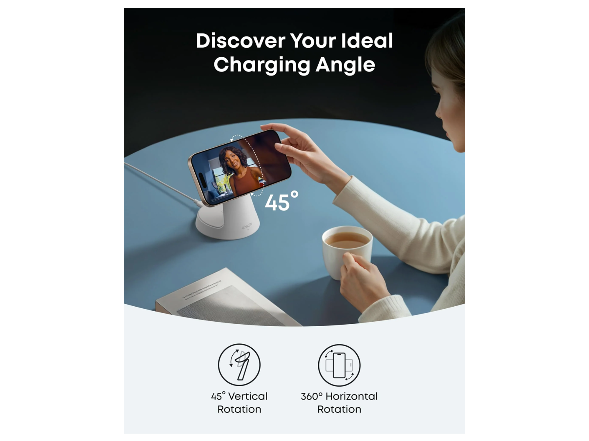 Anker MagGo Wireless Charging Station 3-in-1, Dock Stand - Best Prices