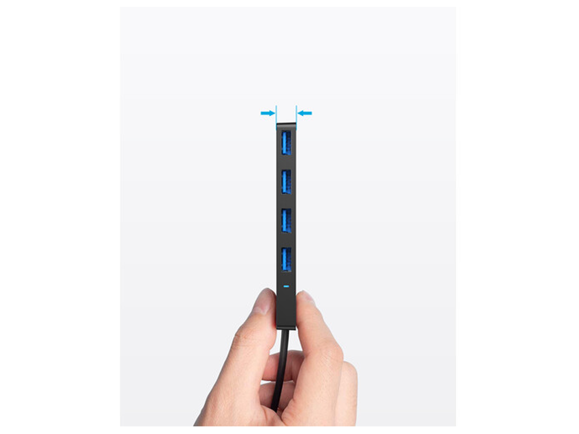 أنكر موزع يو اس بي سي 4 منافذ USB 3.0 متعددة مع سرعة نقل بيانات تصل إلى 5 جيجابت في الثانية، مخصص لأجهزة Type-C. - أفضل سعر