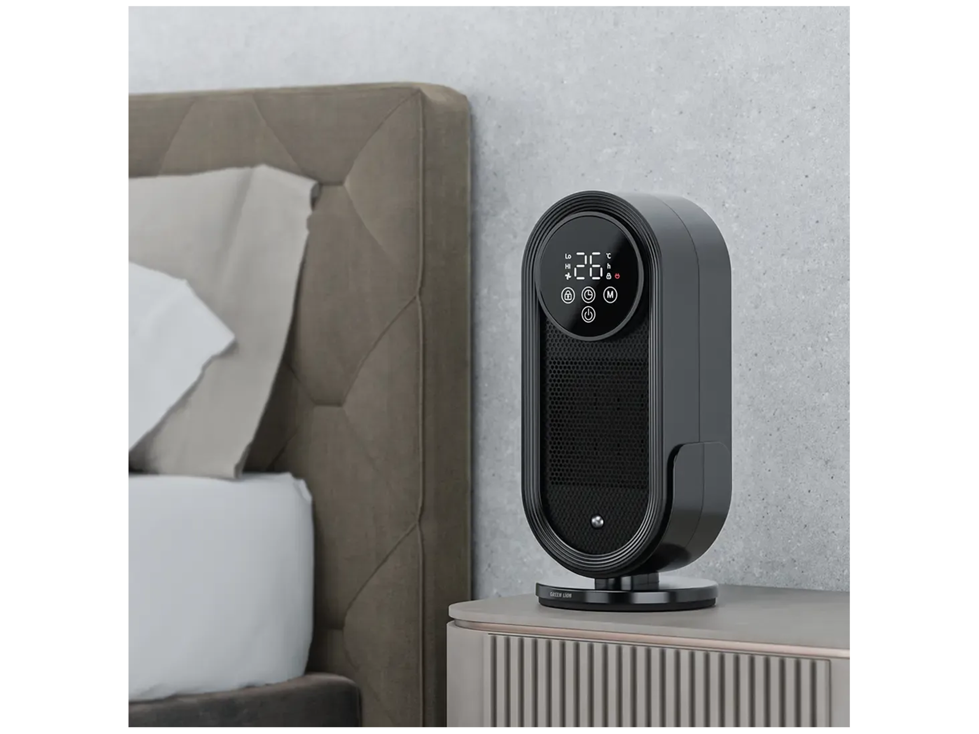 جرين ليون مروحة ومدفأة Heater Lite مع جهاز تحكم عن بعد - أفضل سعر