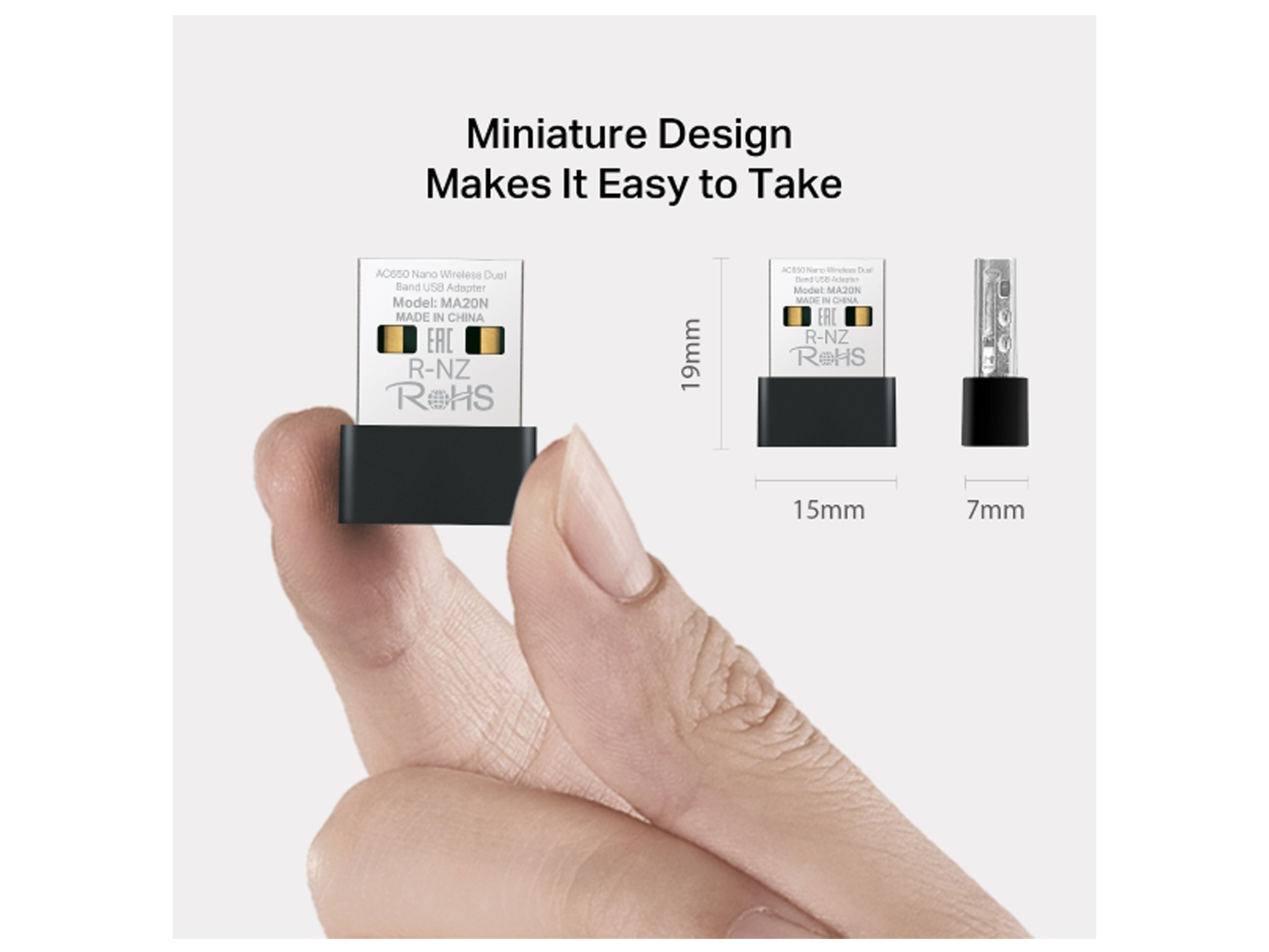 Mercusys AC650 Nano Wireless Dual Band USB Adapter - Best Prices