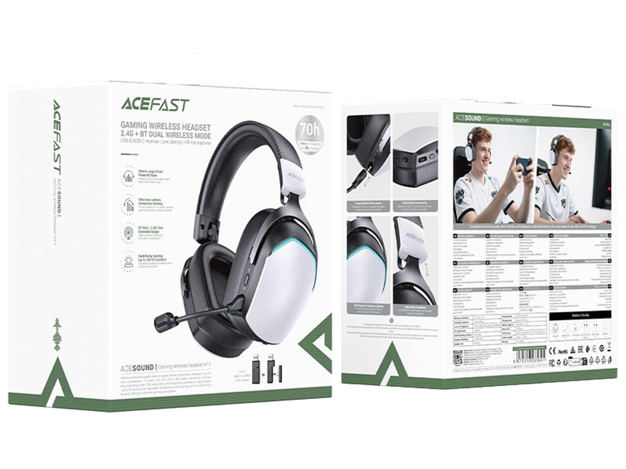 ACEFAST H11 Wireless Gaming Headset - Best Prices