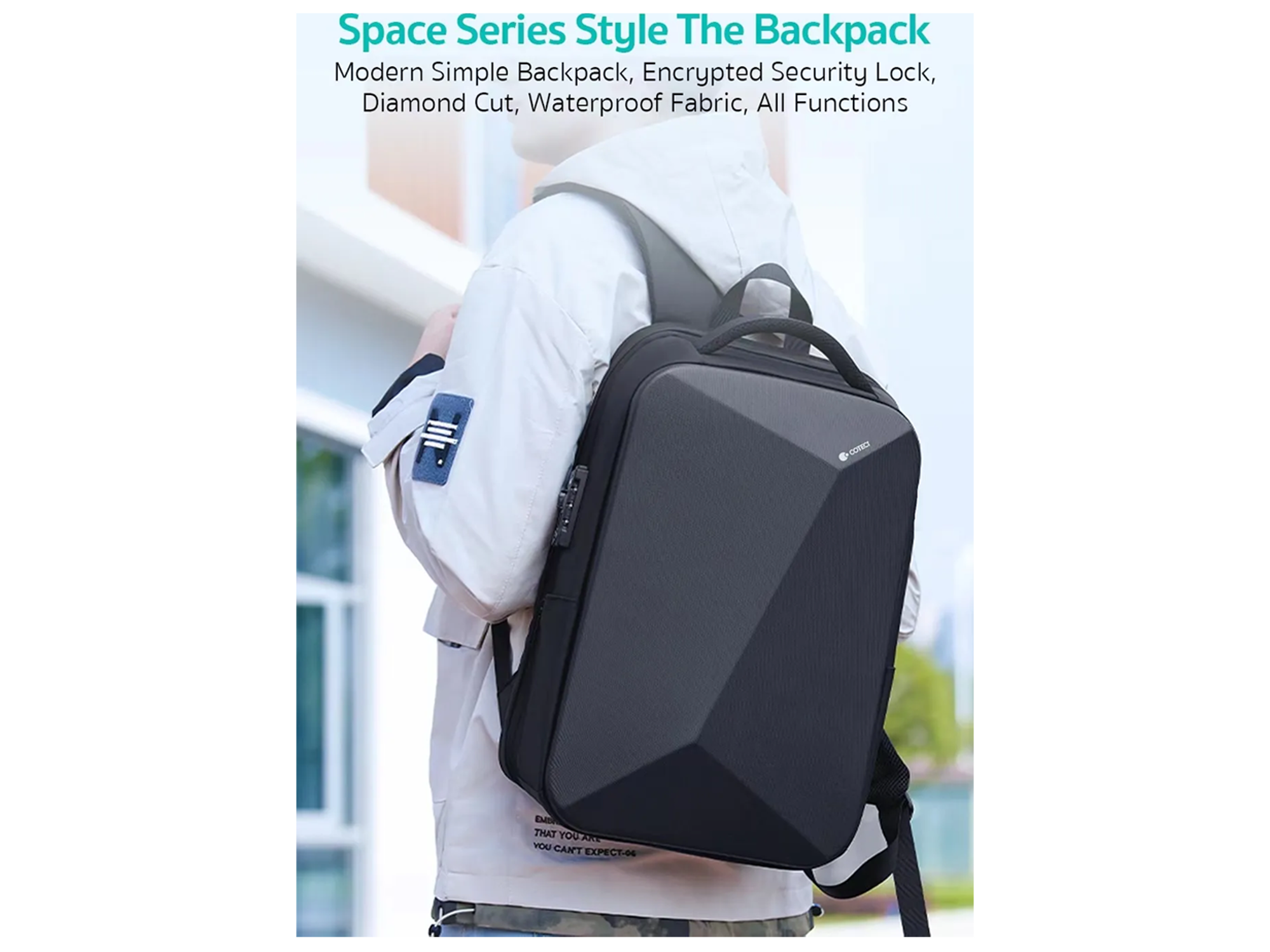 Coteci Space Series Blade TSA Combination Lock BackPack MB-048 - Best Prices