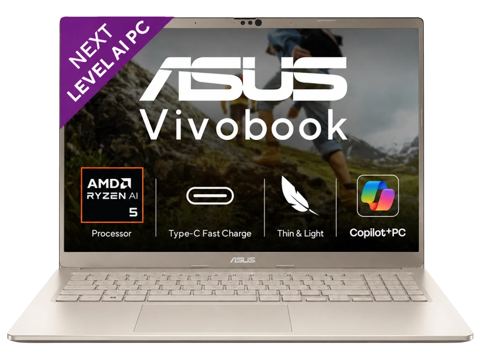أسوس لابتوب فيفو بوك 14 | Ryzen AI 5 330 | رام 16 جيجابايت | SSD سعة 512 جيجابايت | شاشة 14 بوصة WUXGA - أفضل سعر