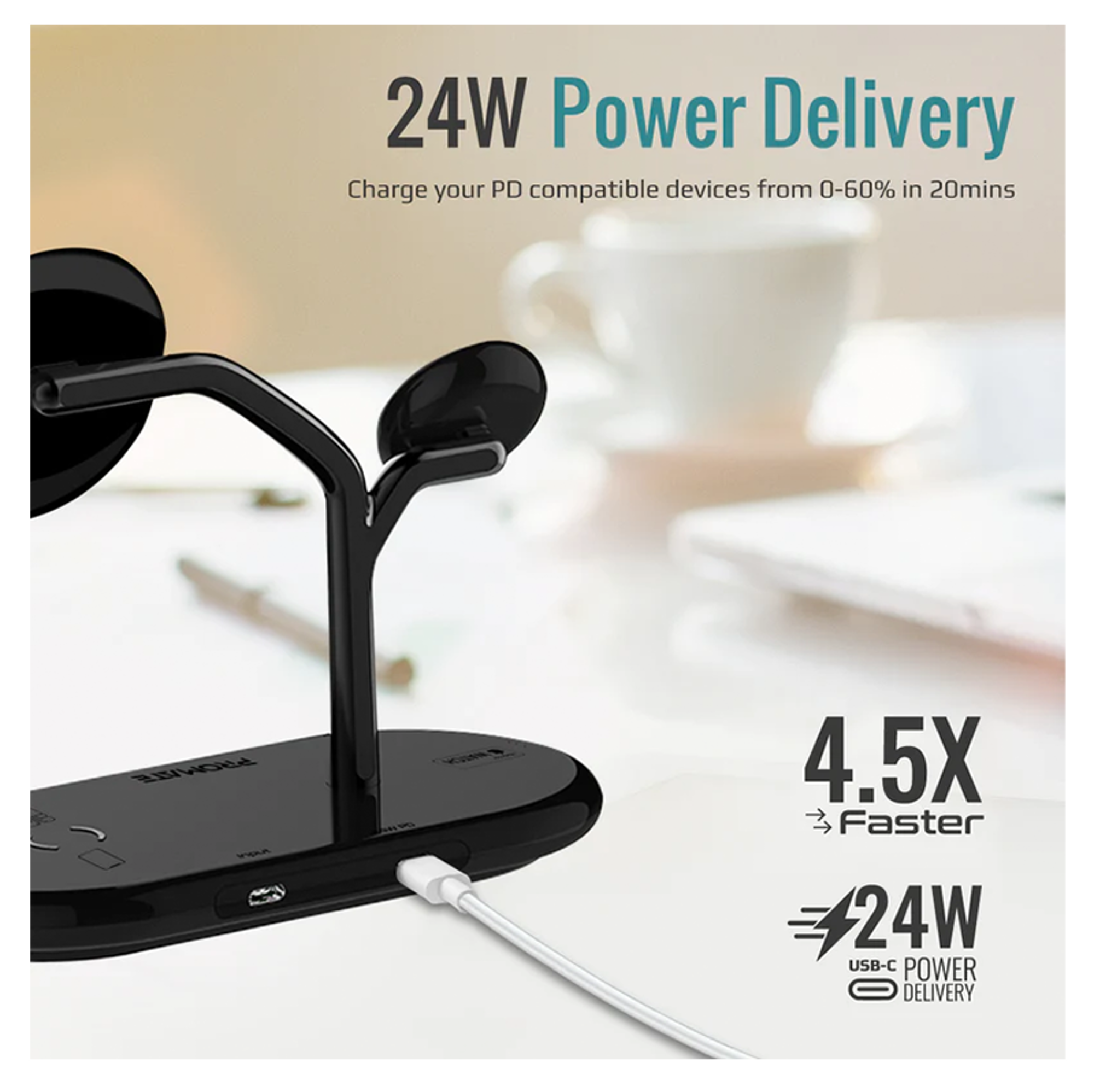 PROMATE 54W High Speed MagSafe Charging Station - Best Prices