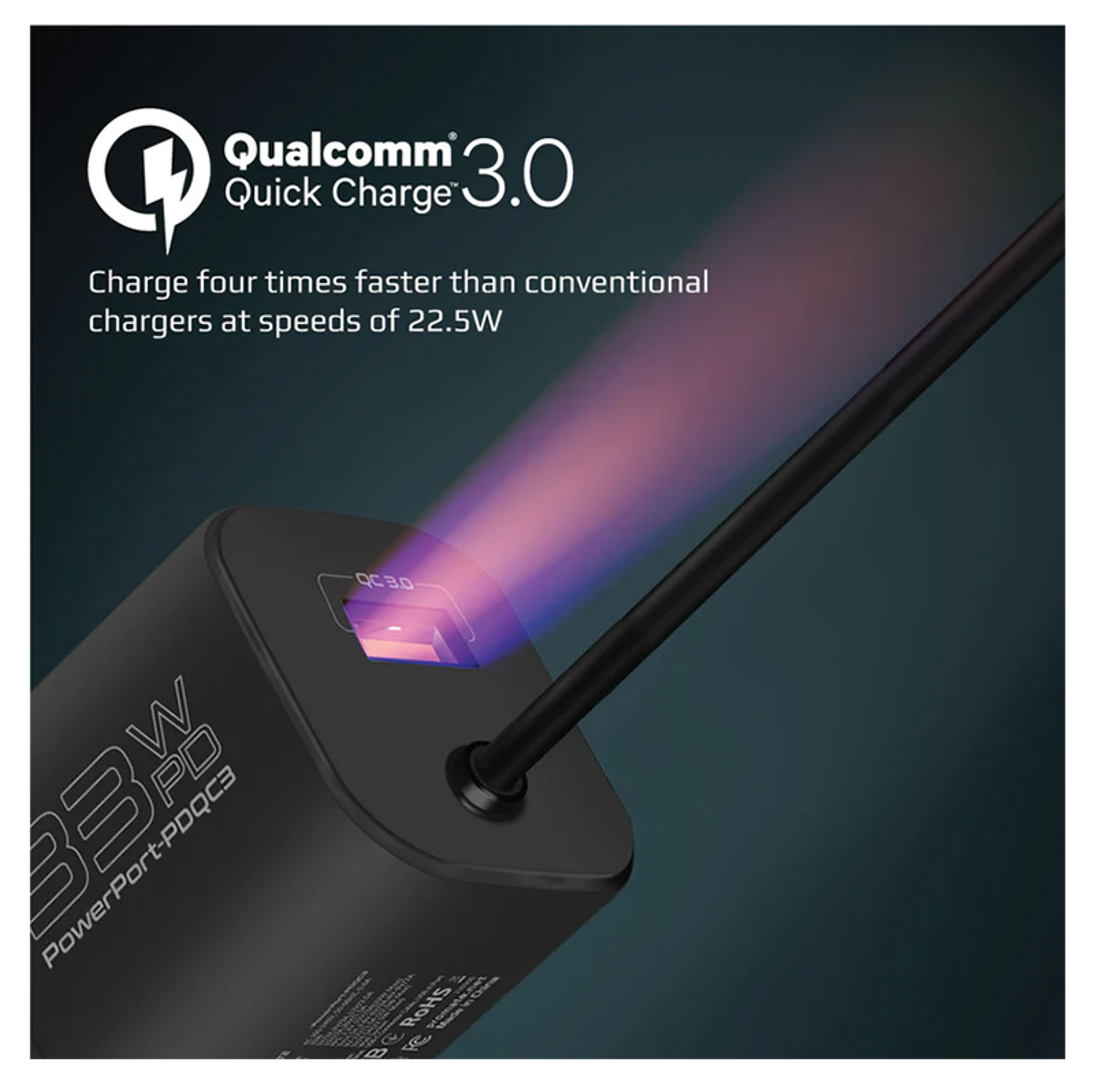 PROMATE 33W Super Speed Wall Charger QC 3.0 & PD - Best Prices