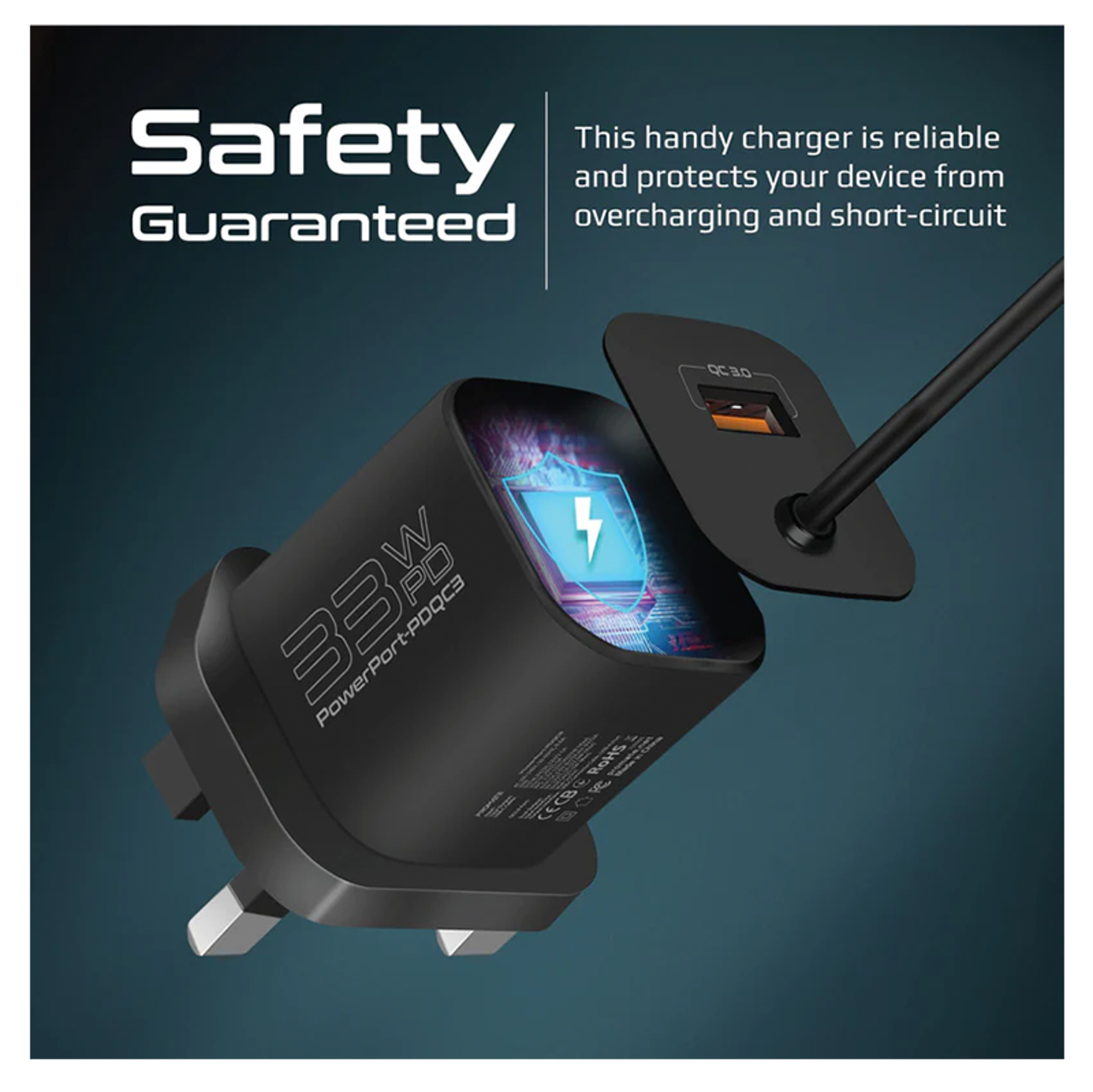 PROMATE 33W Super Speed Wall Charger QC 3.0 & PD - Best Prices