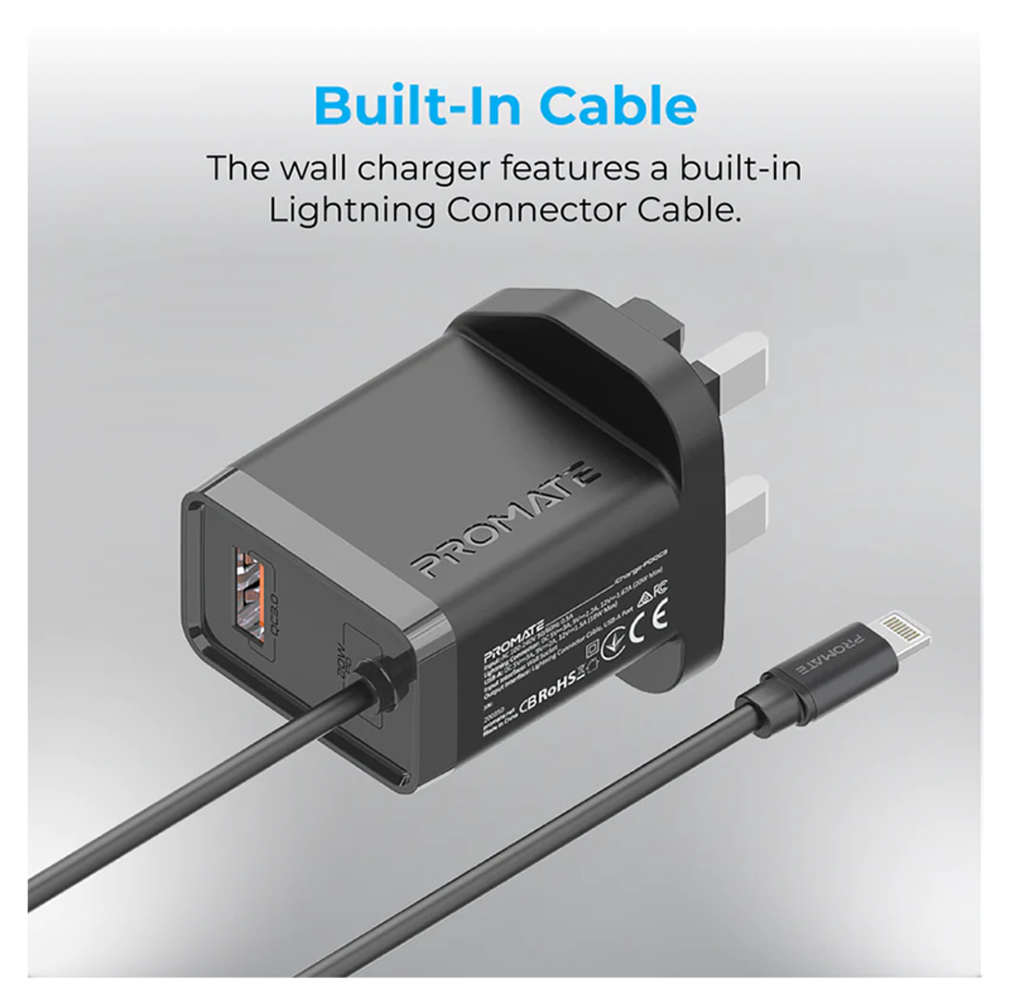 PROMATE 38W Ultra Fast Charging Wall Charger - Best Prices