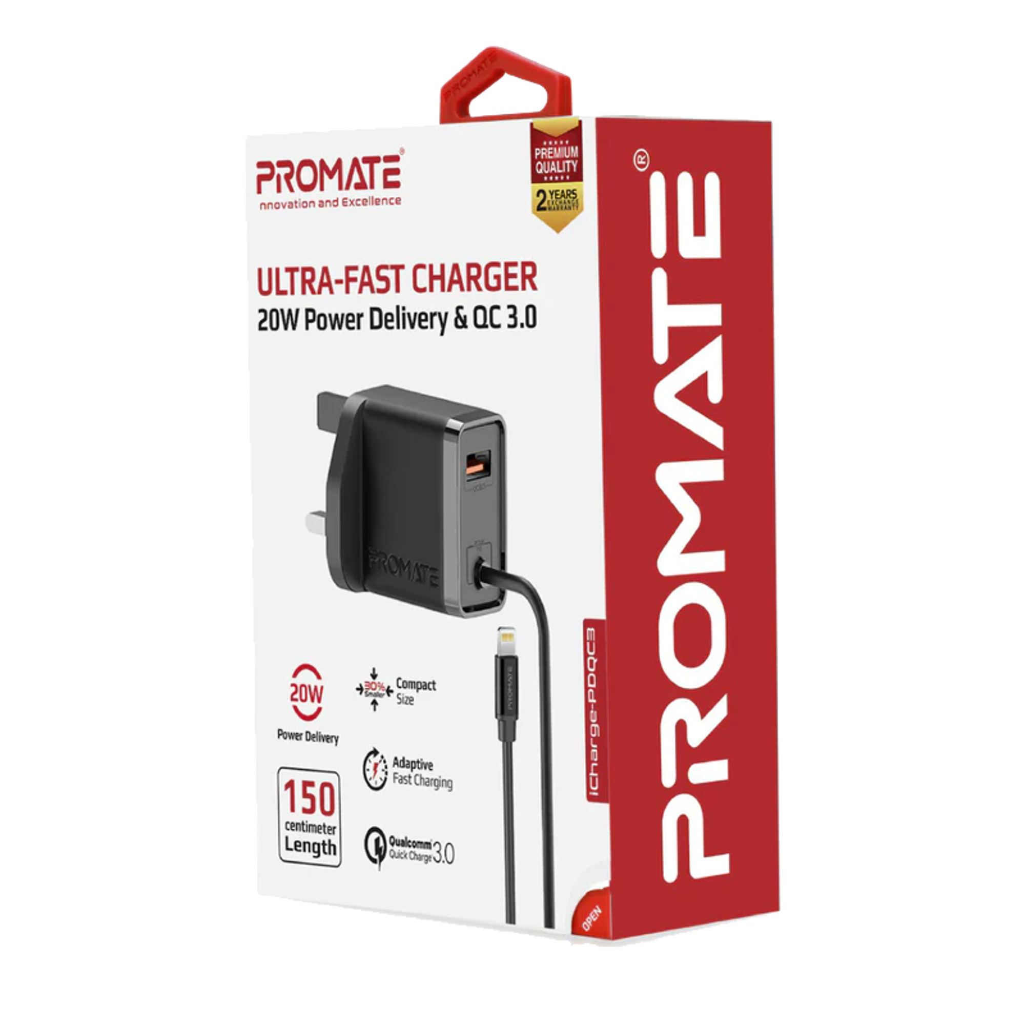 PROMATE 38W Ultra Fast Charging Wall Charger - Best Prices